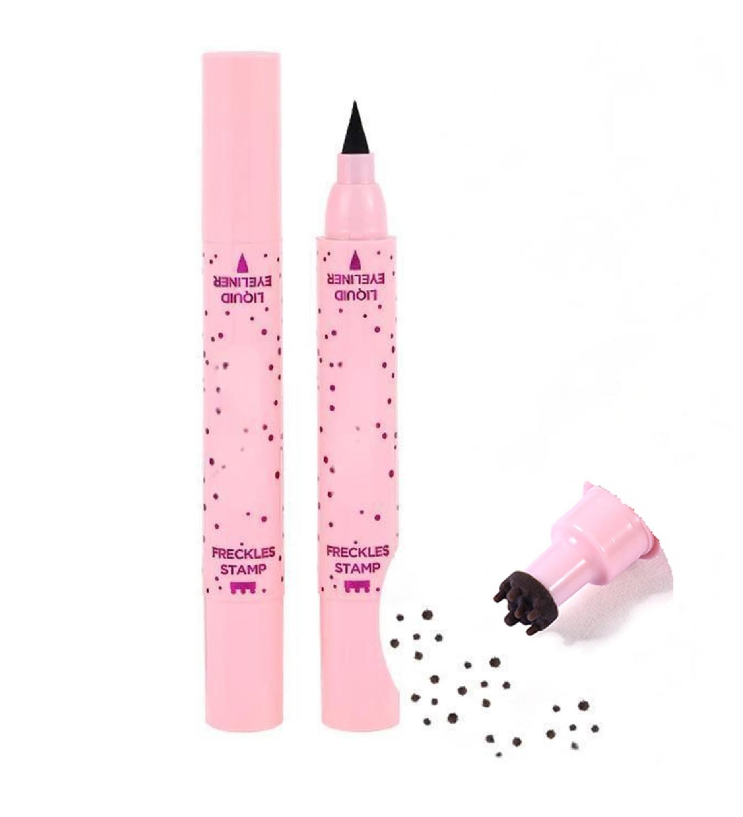  Beliky Girl Double Head Natural Freckle Pen 5 Point Waterproof Eyeliner Pen for Face Freckle Makeup ESPRESSO - Buy Online on GoSupps.com