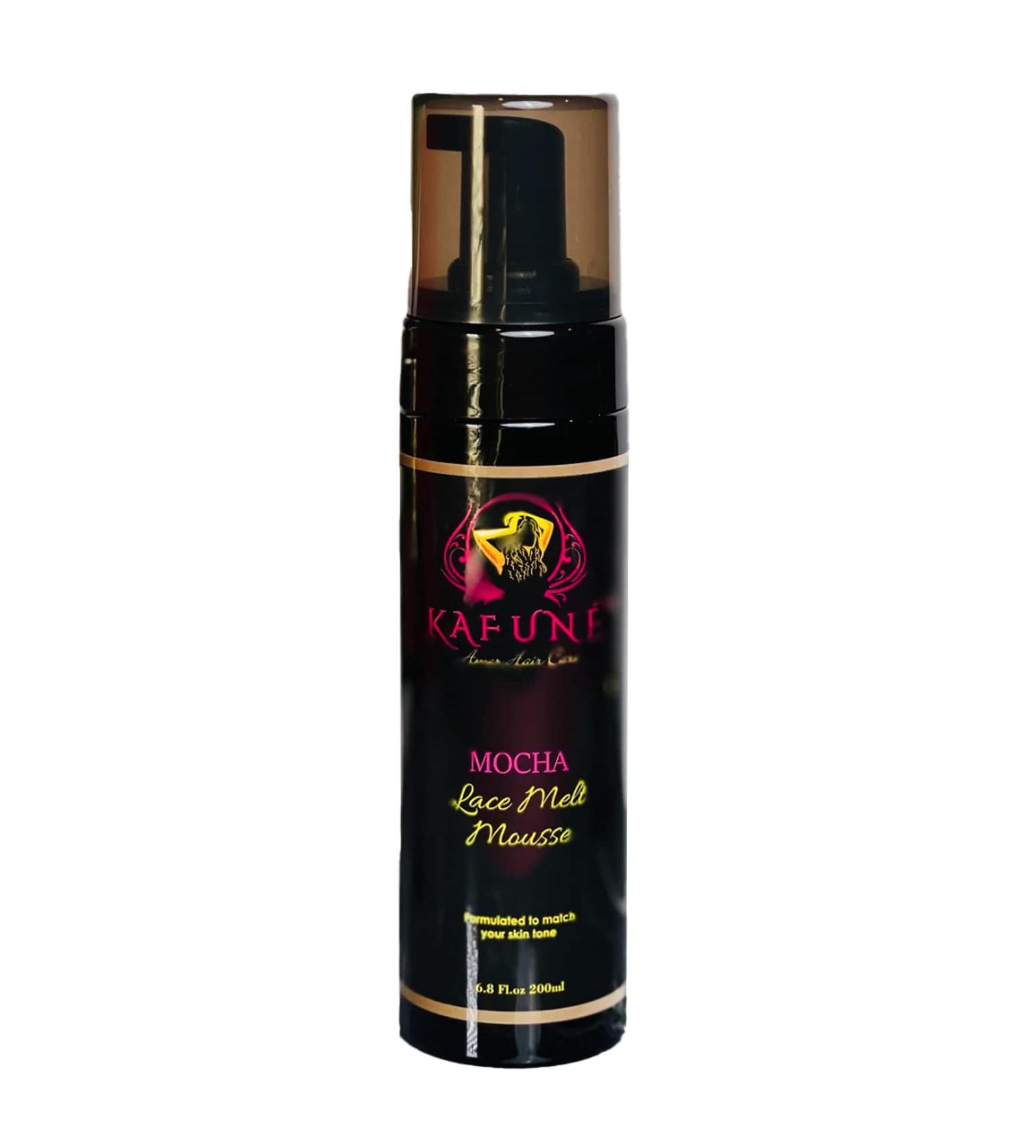 Kafune Tint Melting Mousse Concealer for Lace Wigs, Hair Wigs, Toupees & Hair Pieces - Natural Edge Control, Mocha Medium Brown, 6.8 Fl oz - Buy Online on GoSupps.com