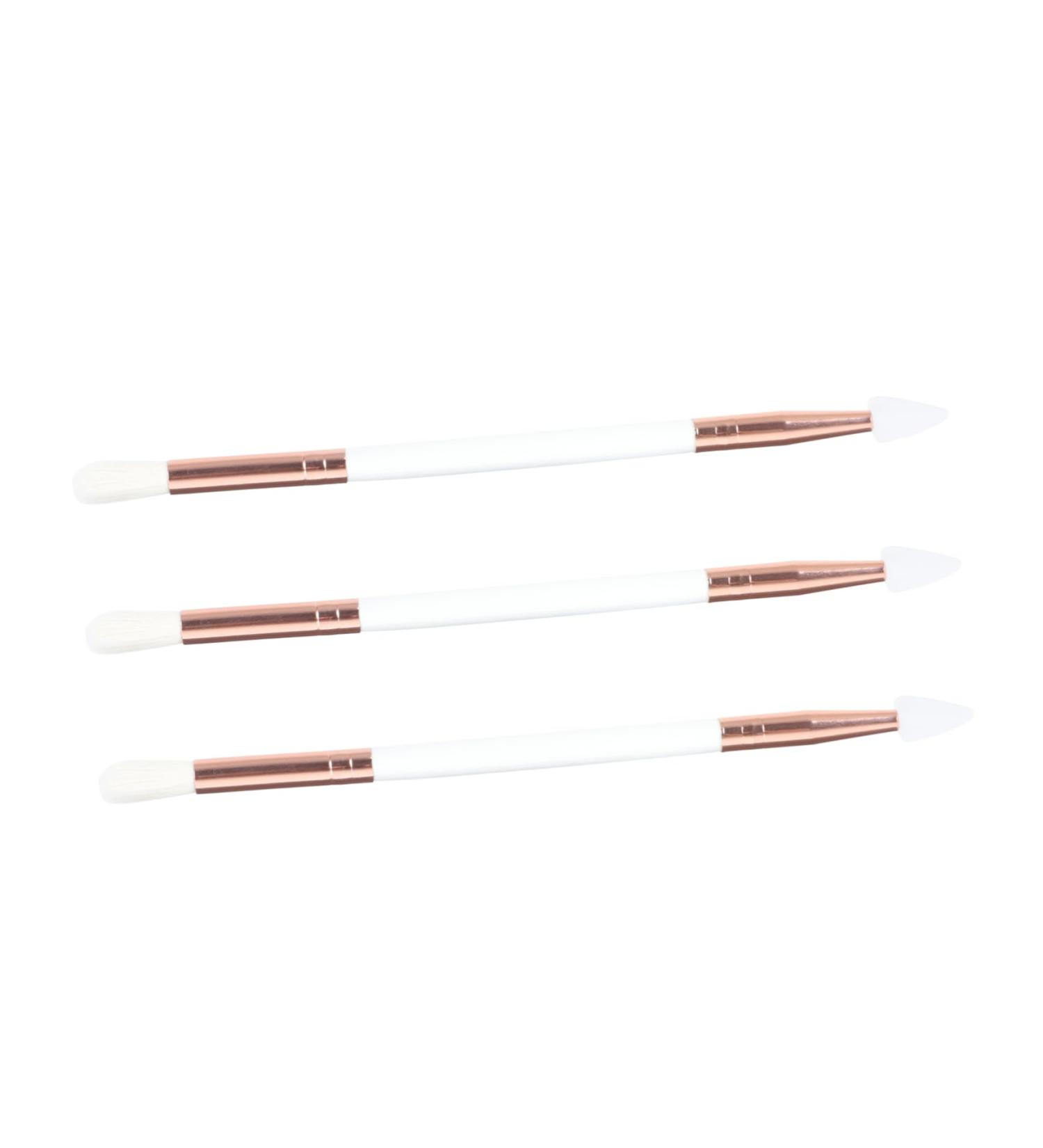 Baluue 3pcs Eye Shadow Brush Eyeshadow Blending Brush Simple Eyeshadow Brush Home Use Eyeshadow Brush Nylon - Buy Online on GoSupps.com