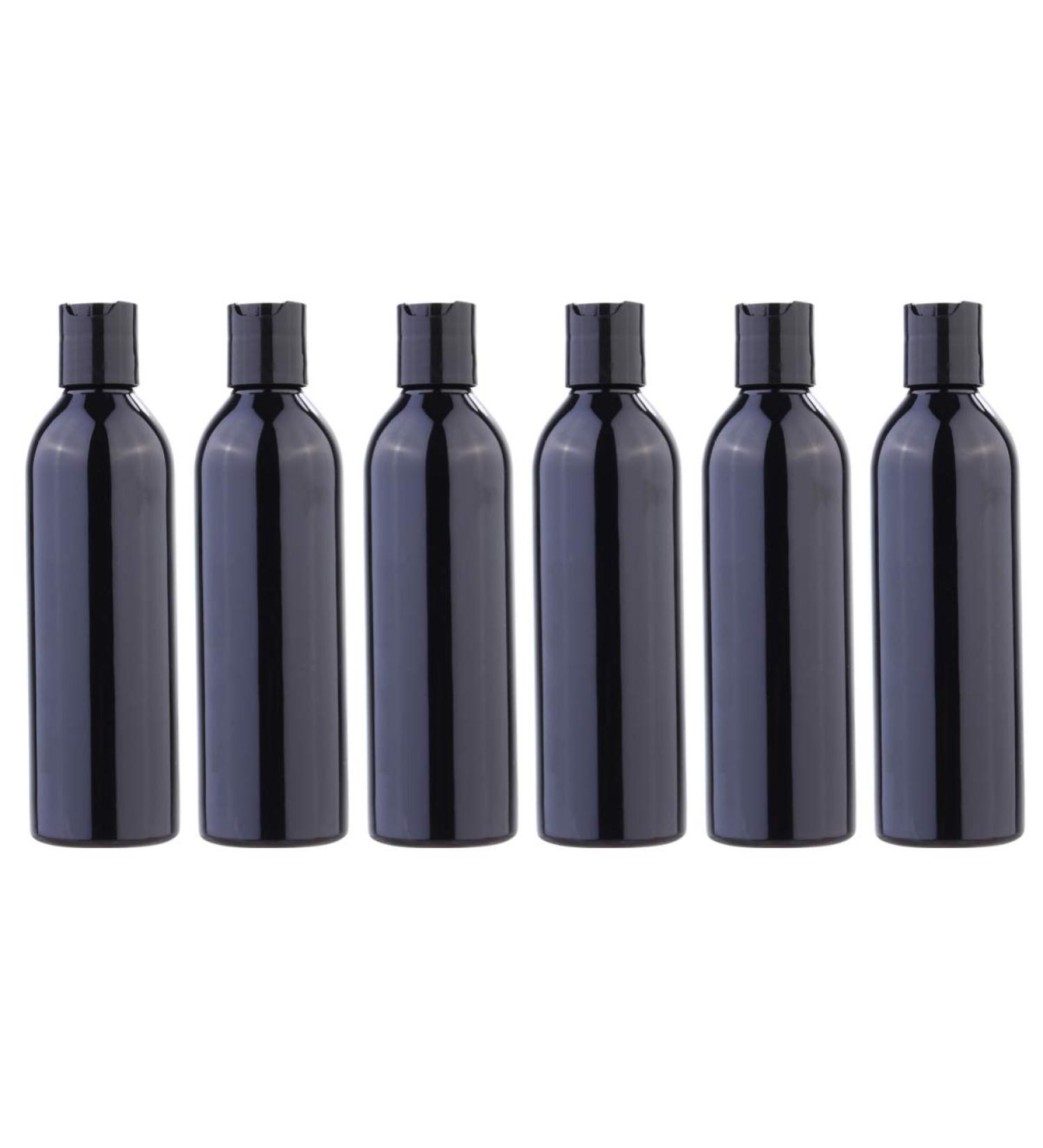 Buy Beaupretty 6Pcs 250ml Squeeze Bottles - Portable Empty Cosmetic & Lotion Travel Bottles (Black) - Ideal for International Shipping - Buy Online on GoSupps.com