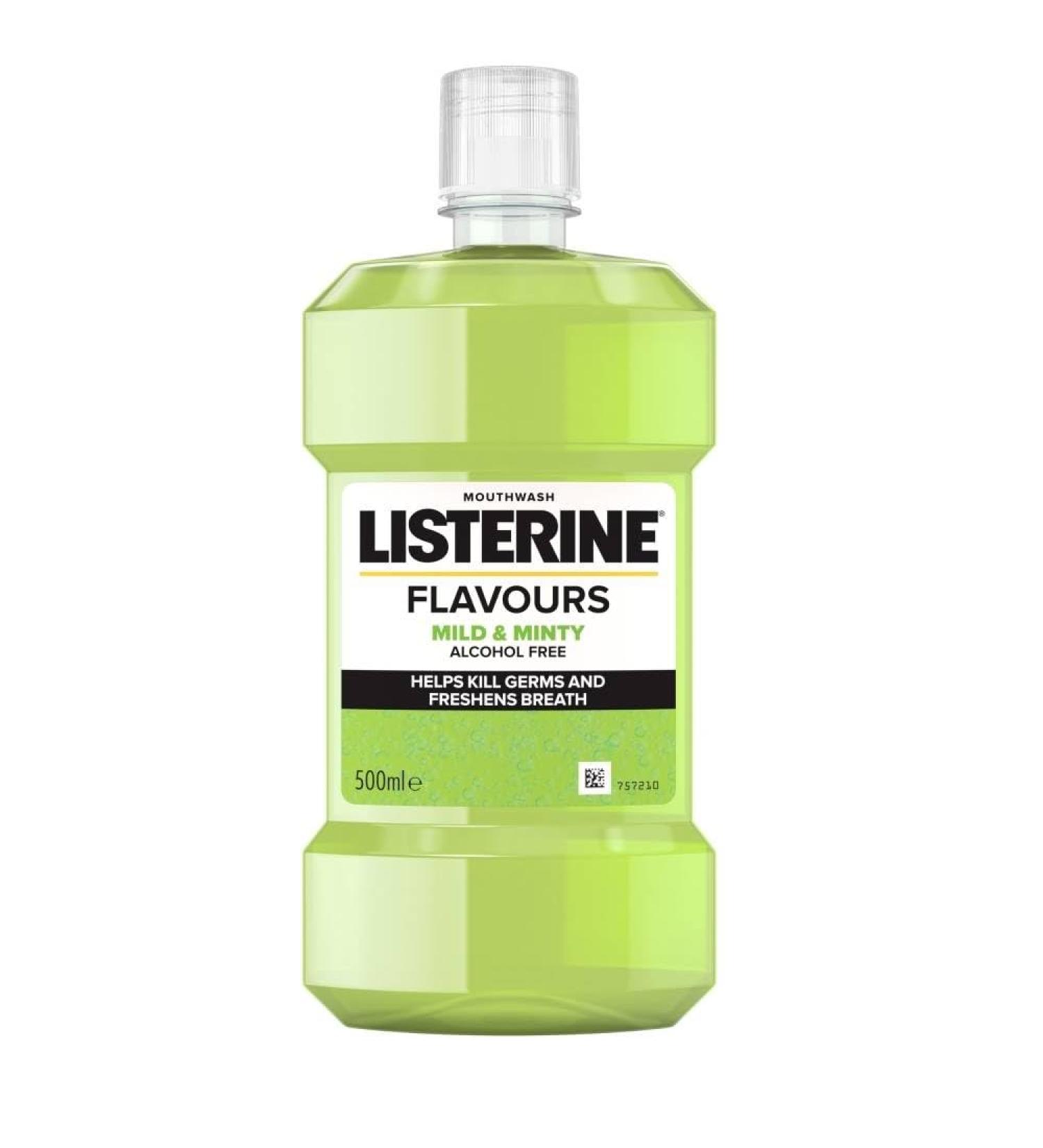Buy Listerine Mouthwash Mint 500ml - Refreshing Flavor & Germ Protection | Fast International Shipping - Buy Online on GoSupps.com
