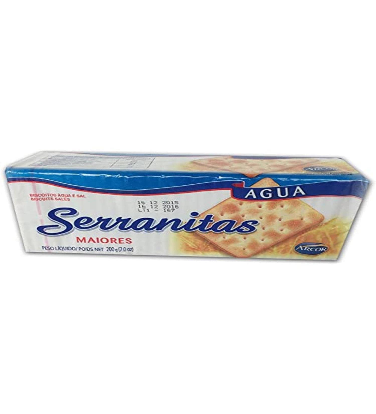 Argentine Salt Crackers, Pack 100g - Galletitas Serranitas ARCOR, 200g