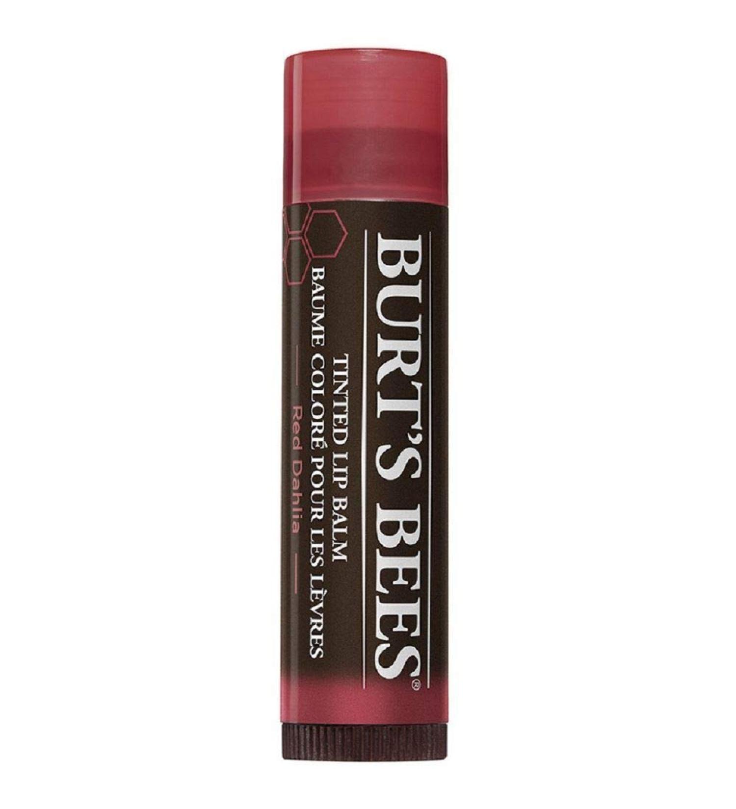 Burt's Bees Tinted Lip Balm Red Dhalia 0.15 Ounce by Burt's Bees Red Dhalia 4 g (Pack of 1)