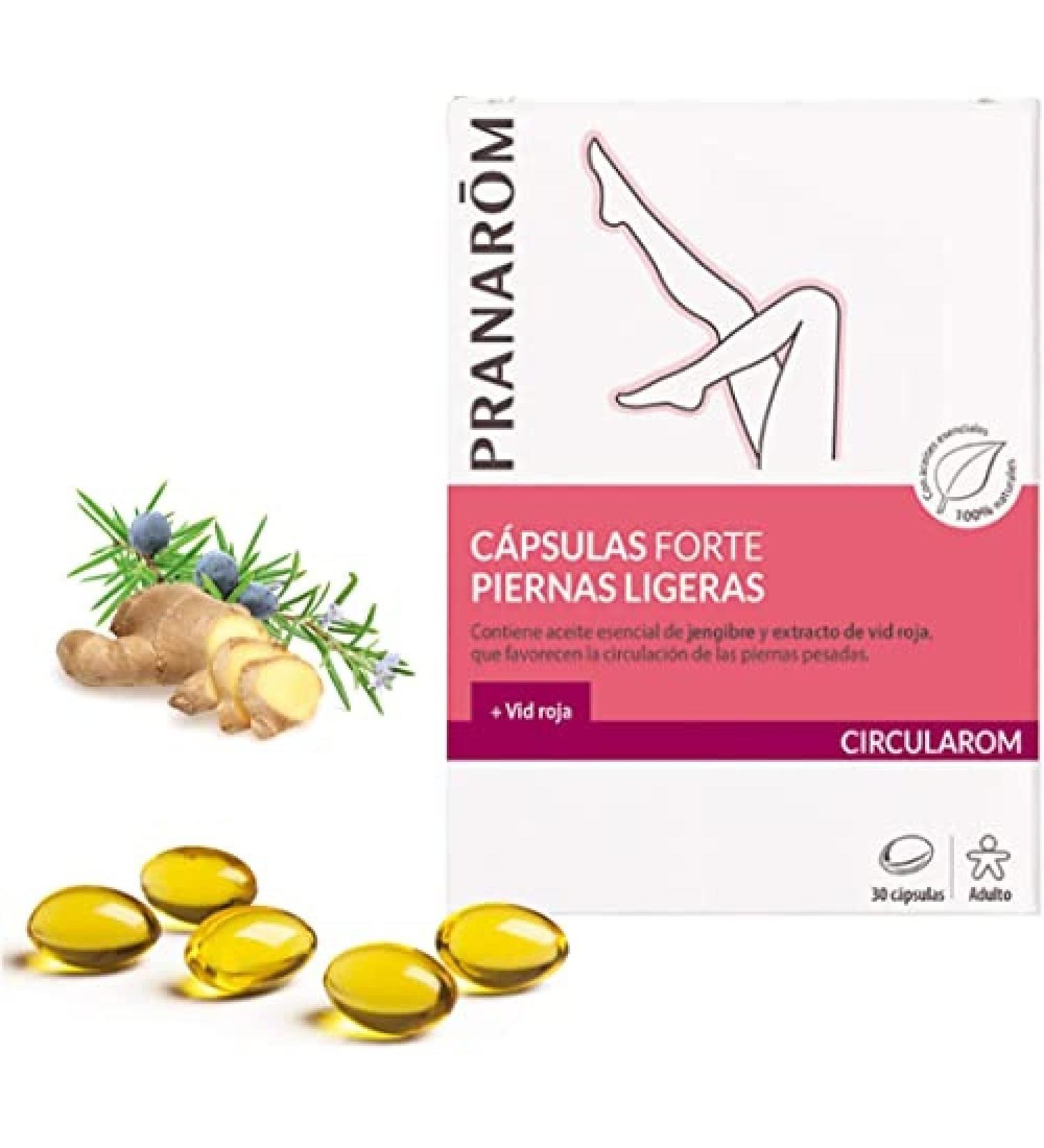 Pranar m Circularom C psulas Forte para Piernas Ligeras - Ayuda en Retenci n de Agua y Mejora Circulaci n - 30 C psulas Disponibles Internacionalmente - Buy Online on GoSupps.com