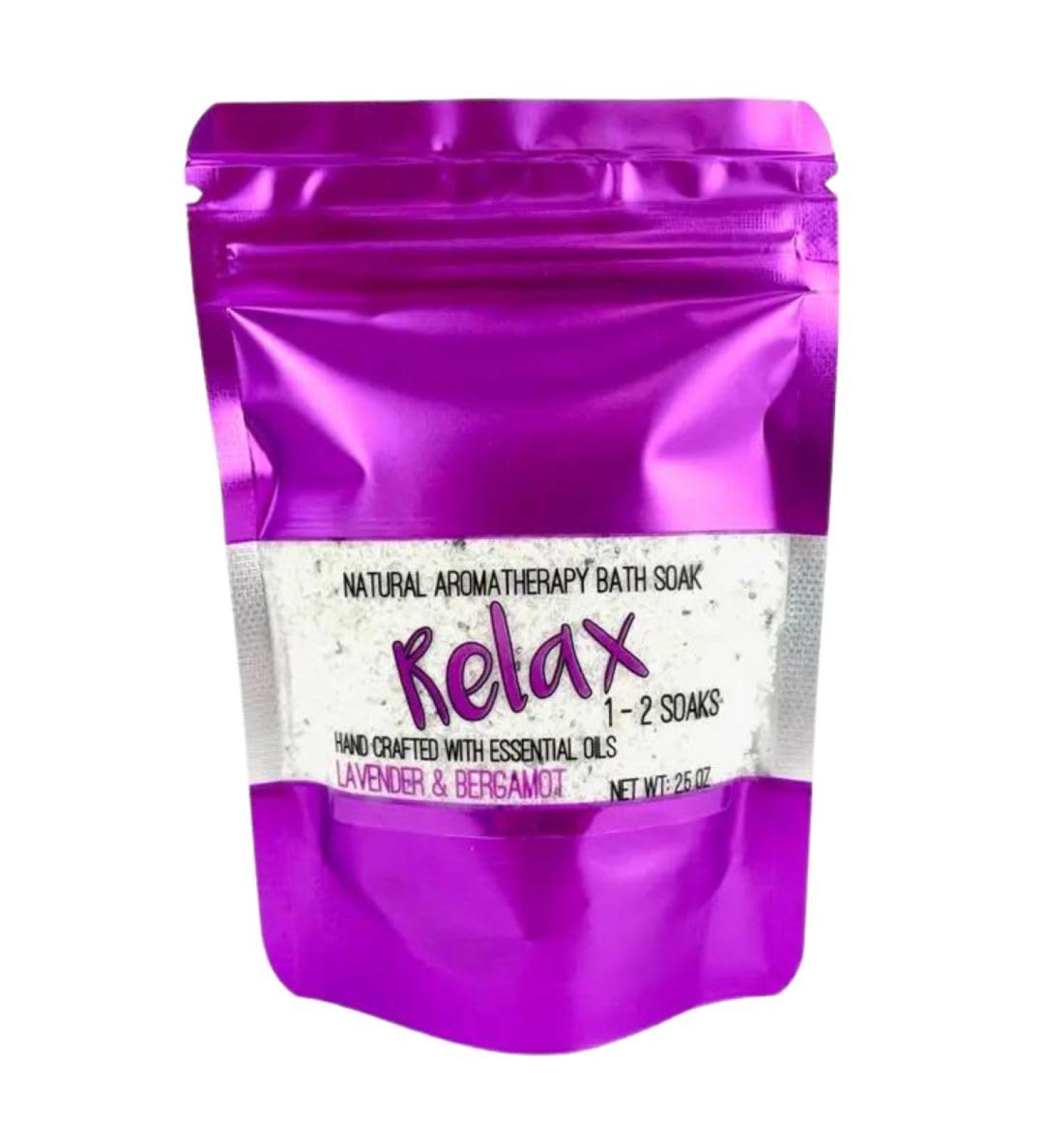 Relaxing Bath Salts Natural Salts for Relaxation 0.83 Ounce (Pack of 6)