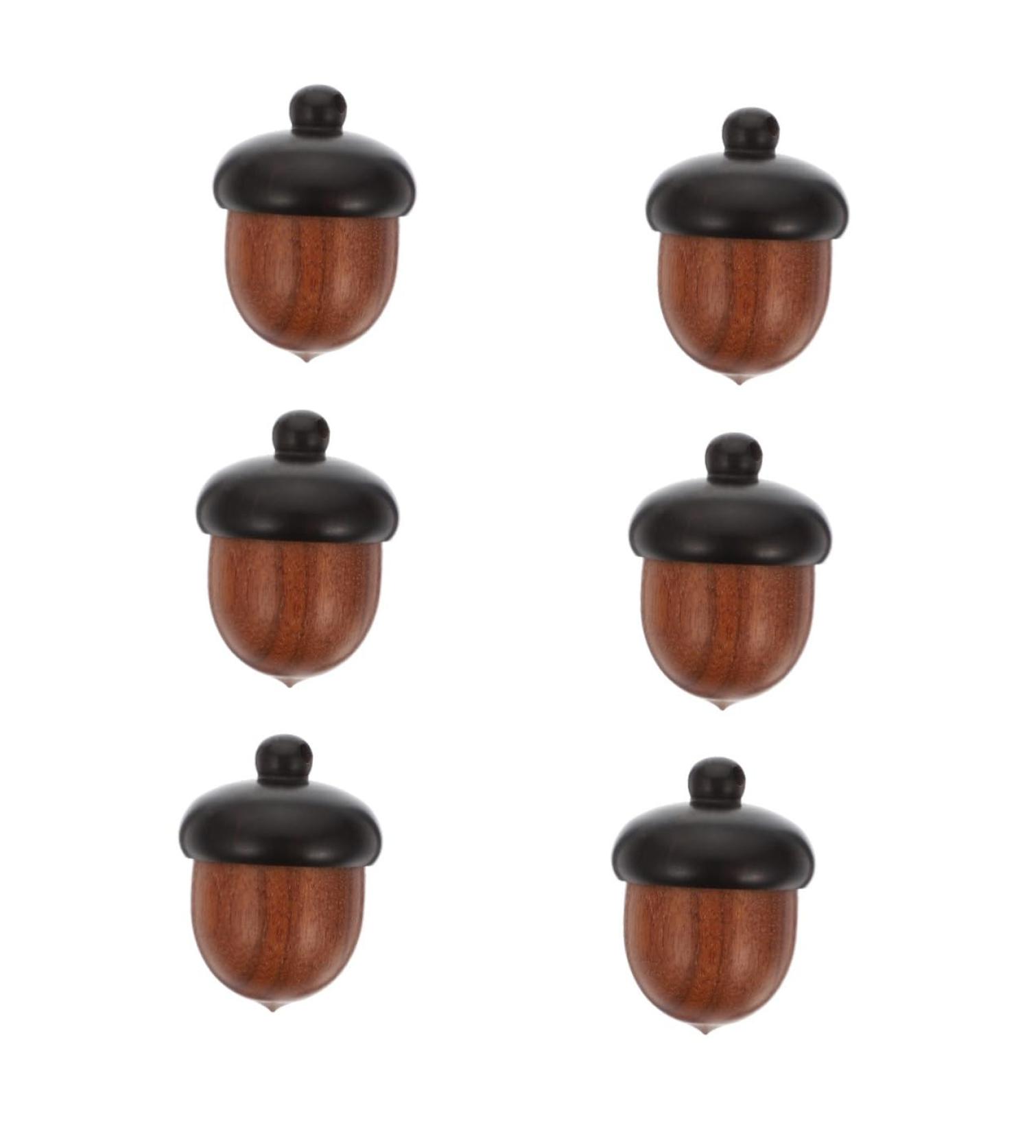 VILLCASE 6 Pcs Color Block Wooden Nuts Dainty Bracelet Wooden Pinecone Pendants Crafts for Kids Fake Acorns Necklace Accessory Necklace for Kids Craft Acorns Bulk Arts and Miss Chic Filler - Buy Online on GoSupps.com