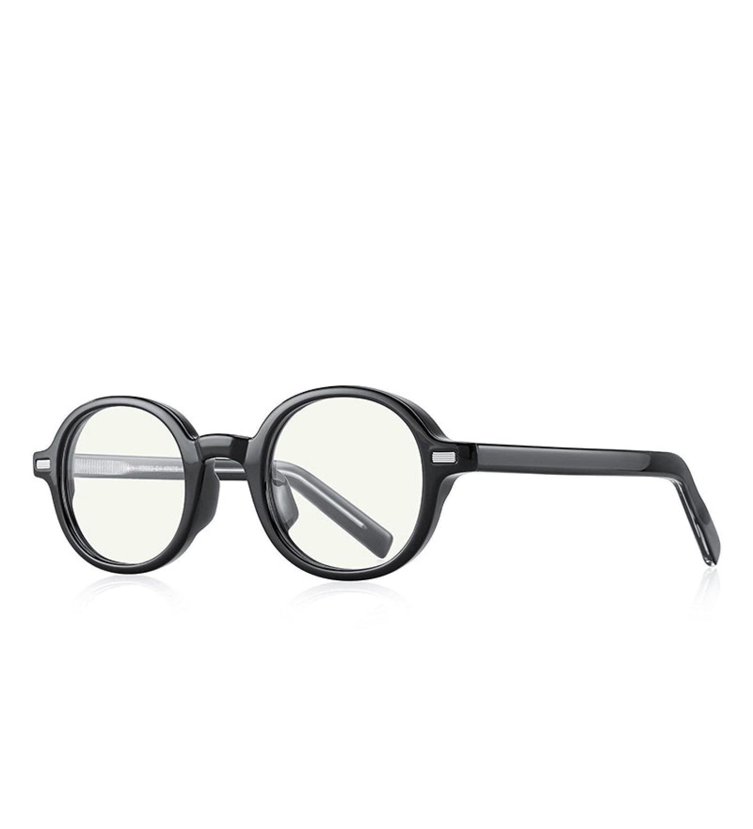 KDOQ Blue Light Filter Glasses - Oval Frame for Men & Women | Anti-Blue Ray Gaming & Computer Glasses - Black - Buy Online on GoSupps.com