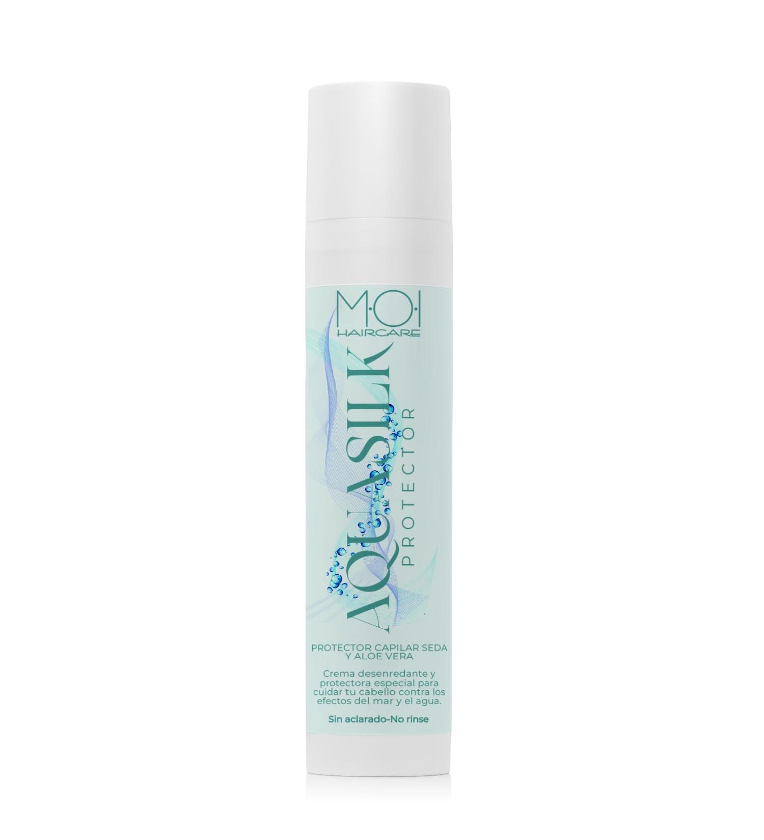  MOI MOISES CAMPO Aqua Silk Soothing and Protective Summer Hair Cream protects hair from sea salt and chlorine silk and aloe vera 100 ml - Buy Online on GoSupps.com