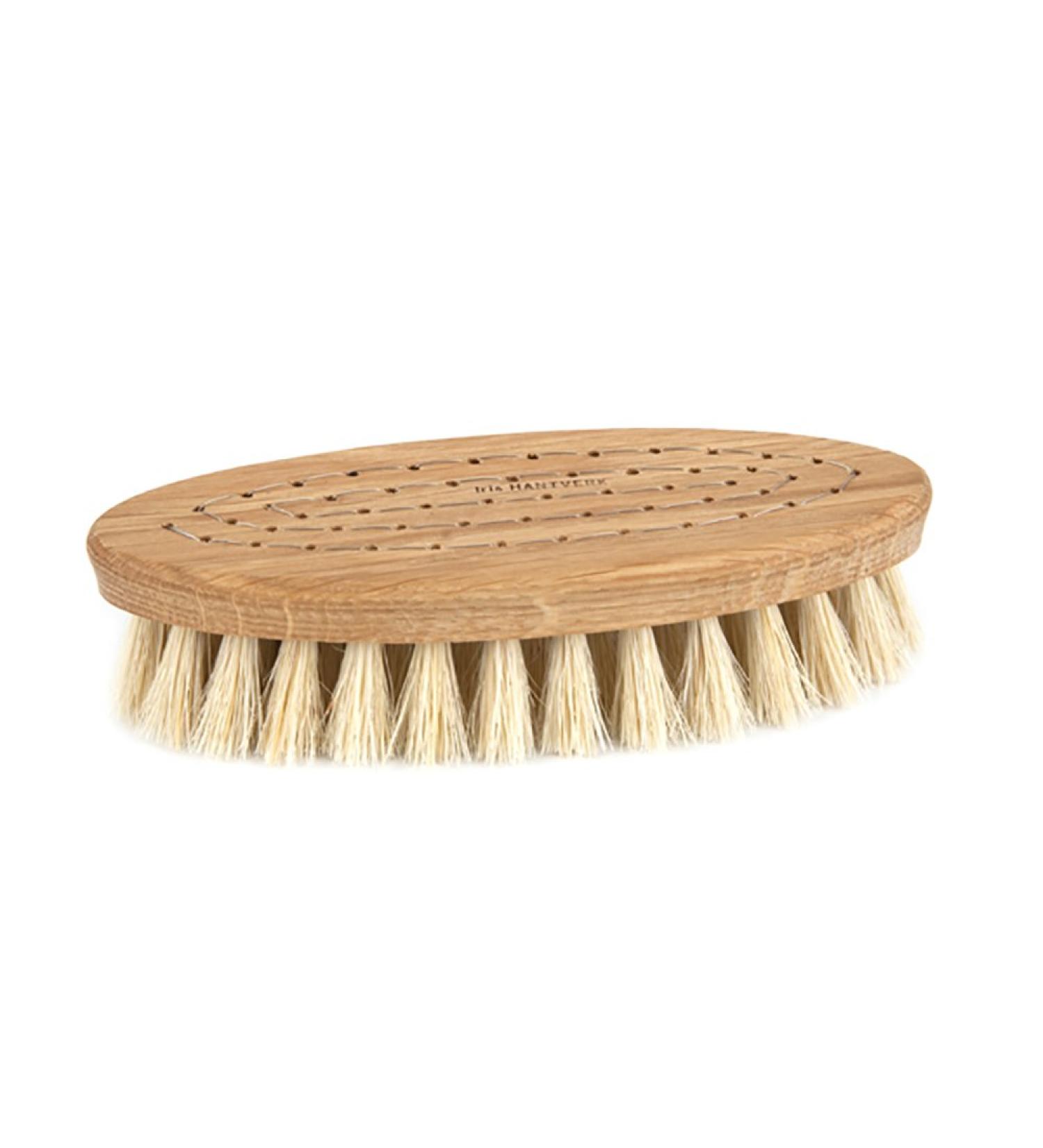 Iris Hantverk Oak Bath Brush with Horse Hair/Tampico Bristles - Buy Online on GoSupps.com