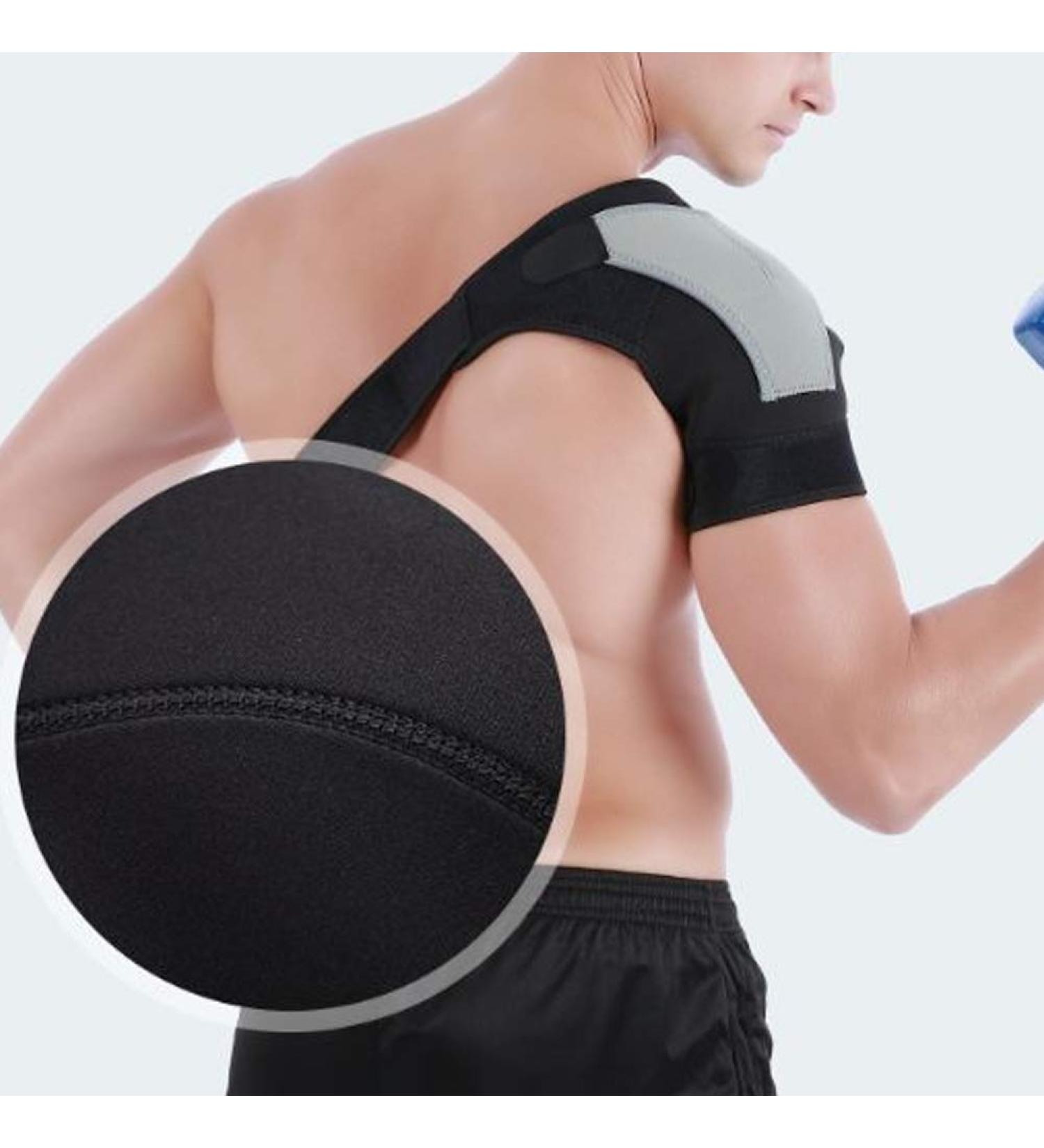 Shoulder Protector Bandage Pad for Men & Women - Ultimate Sport Injury Protection for Fitness & Workouts - Buy Online on GoSupps.com