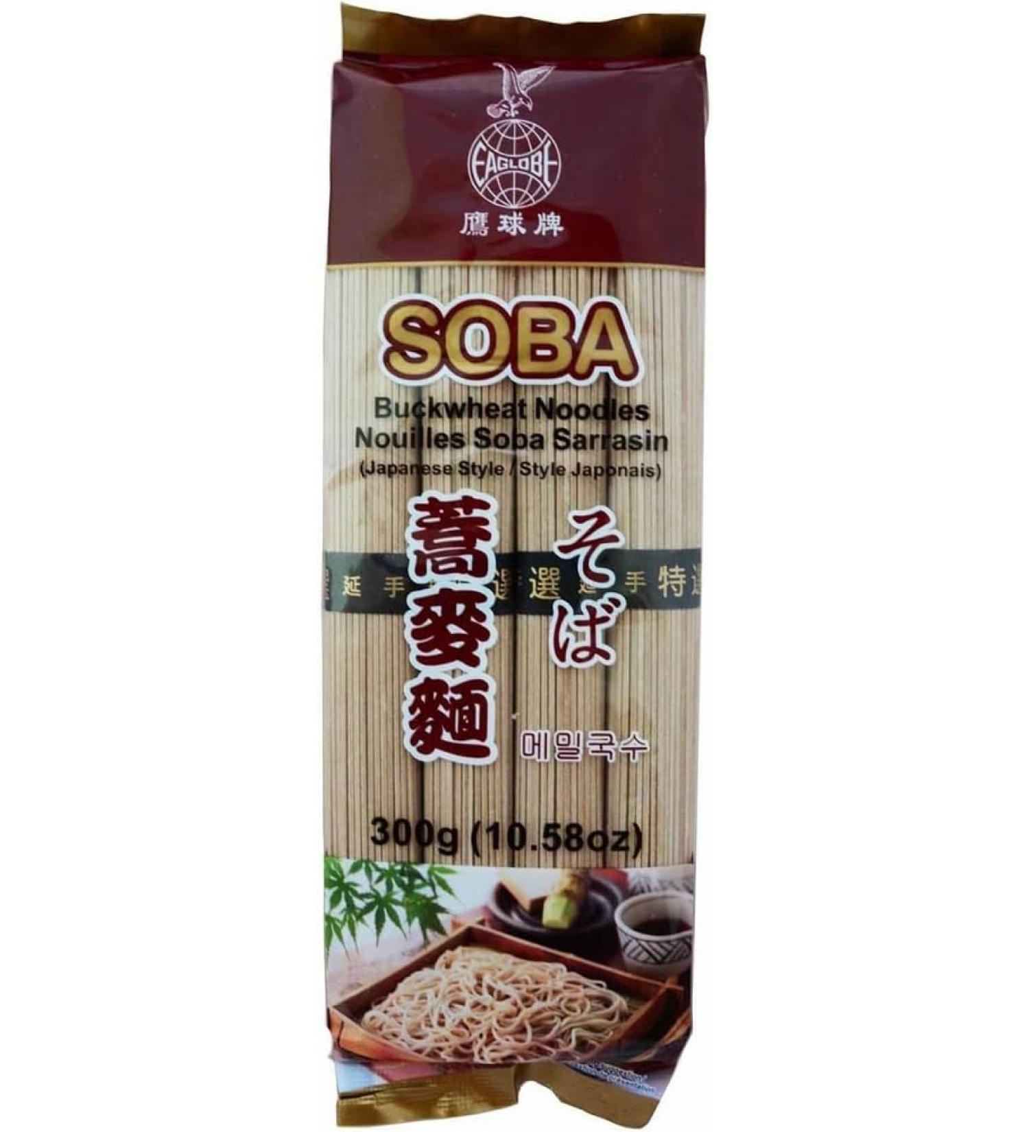 EAGLOBE Soba Buckwheat Noodles 300g - Buy Online on GoSupps.com