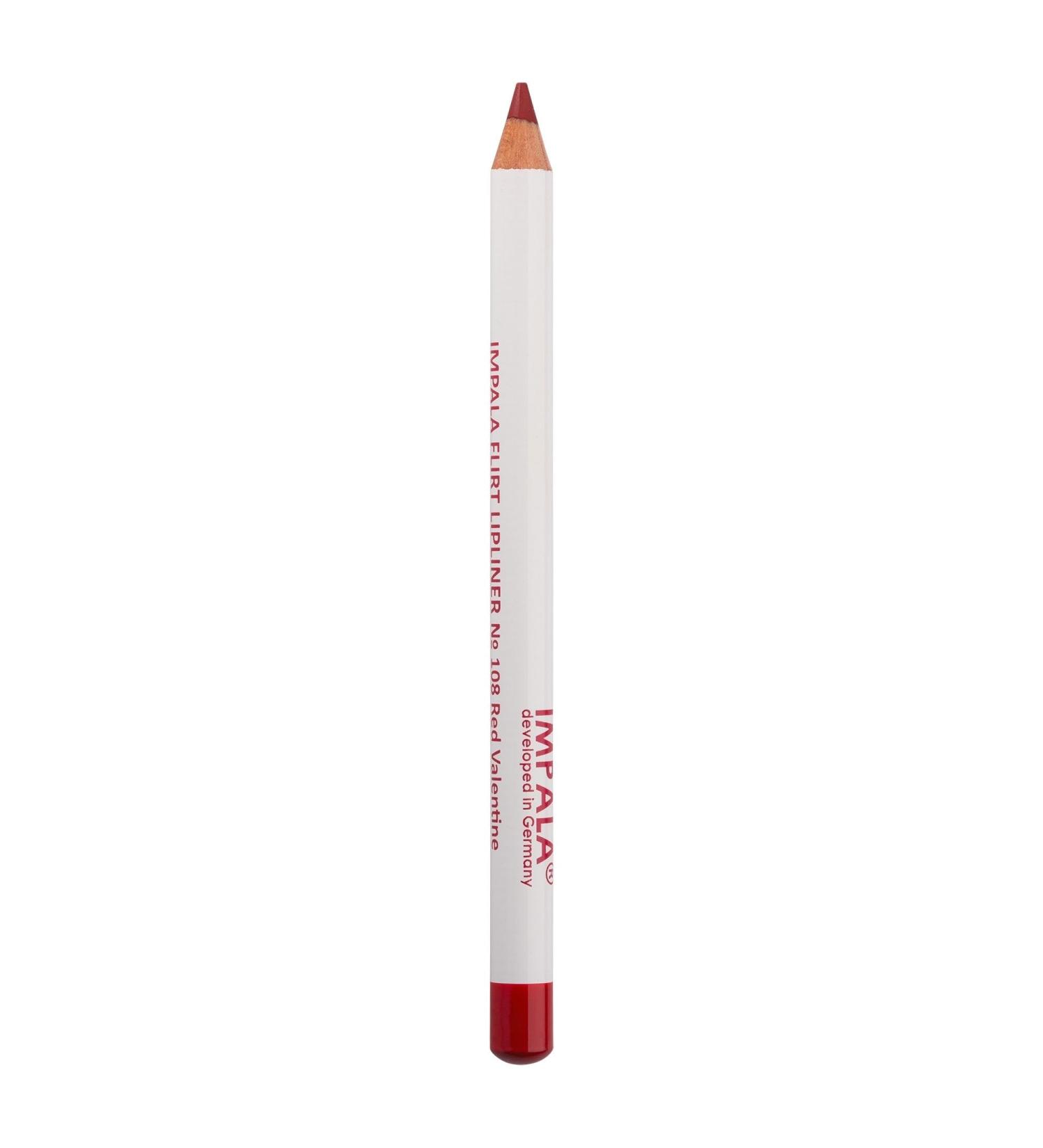 Flirt Matt Lip Liner 108 Valentine Red - Long-lasting Waterproof Lip Liner for Perfectly Defined Lips - Buy Online on GoSupps.com