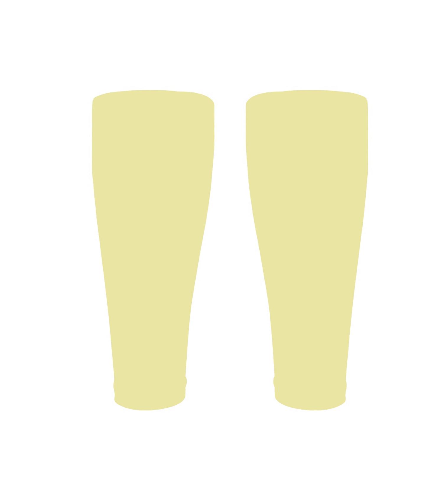 Lin's Liliana Wadenbandage - Compression Stockings for Men & Women | Warm Calves Leggings for Sports Running Football & Basketball - Meat Colored - Buy Online on GoSupps.com