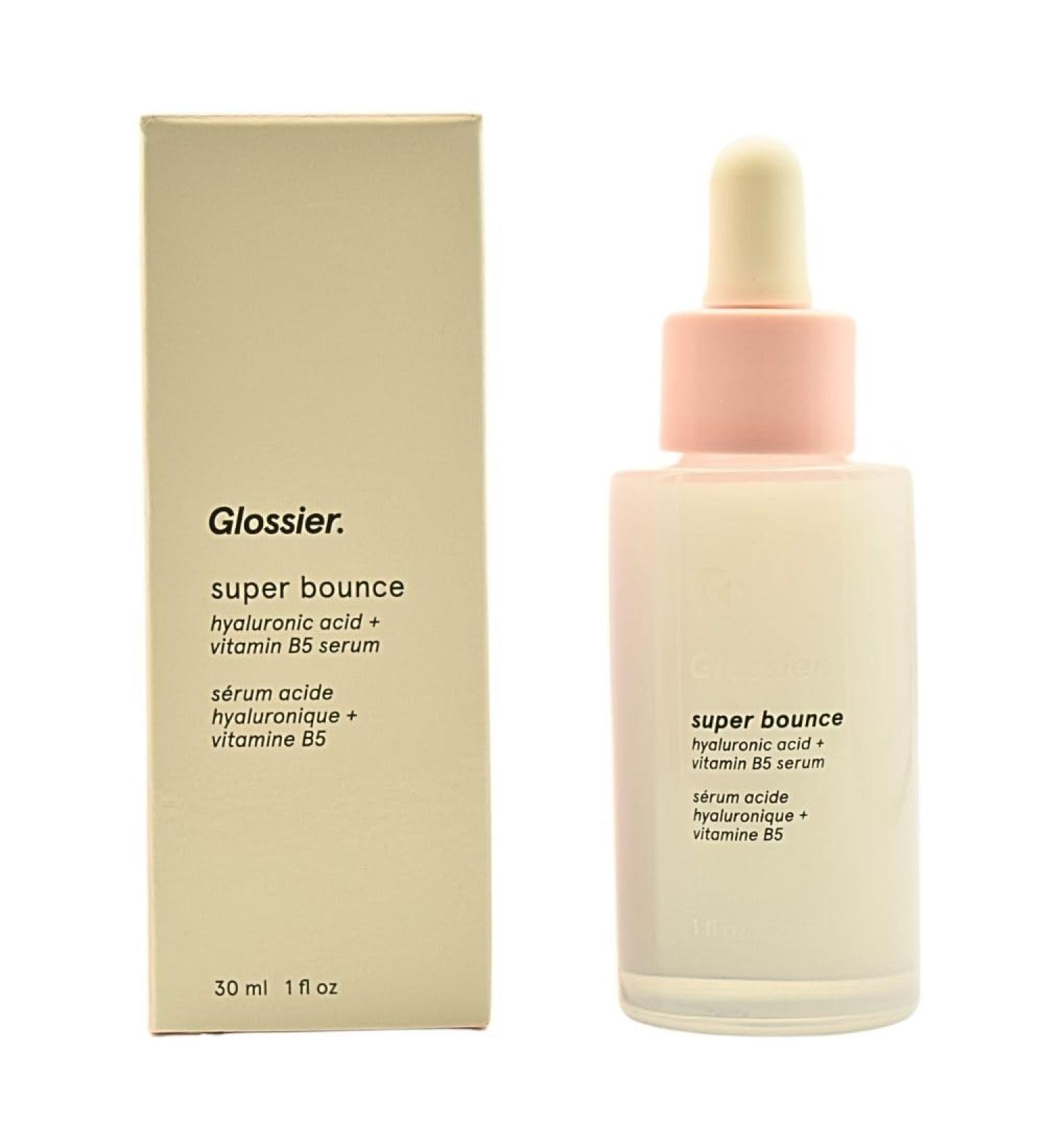 Glossier Super Bounce Hydrating Serum - Hyaluronic Acid & Vitamin B5 1 fl oz | International Shipping - Buy Online on GoSupps.com