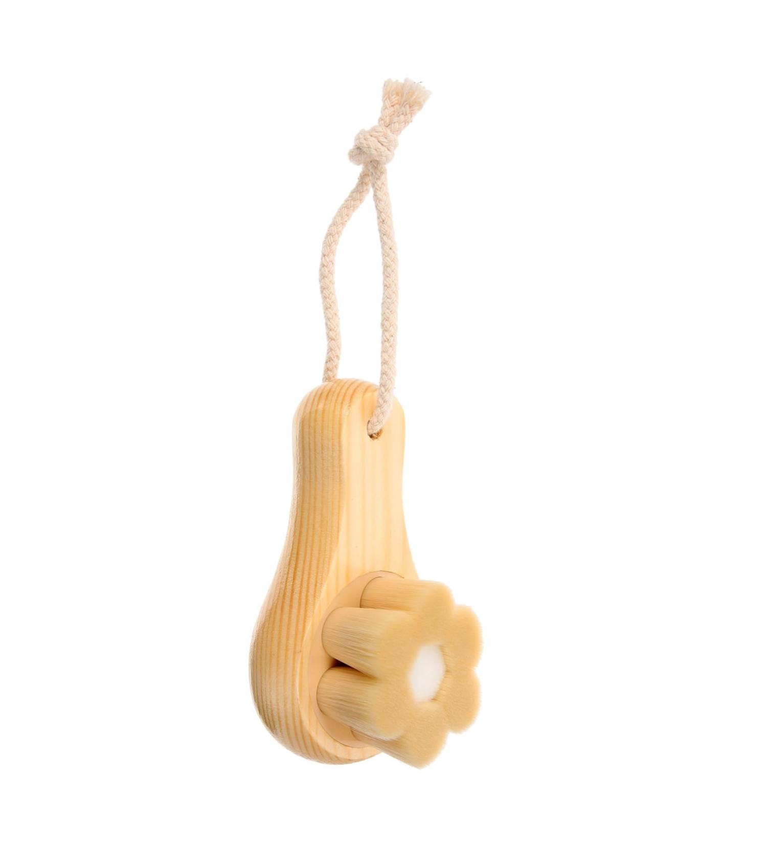 SOESFOUFU Facial Wash Brush with Wooden Handle Exfoliator Brush Exfoliate Brush Wooden Handle Brush Manual Facial Brush Scrubber Face Scrub Face Sponges Skin Care Tools Exfoliate for Face - Buy Online on GoSupps.com