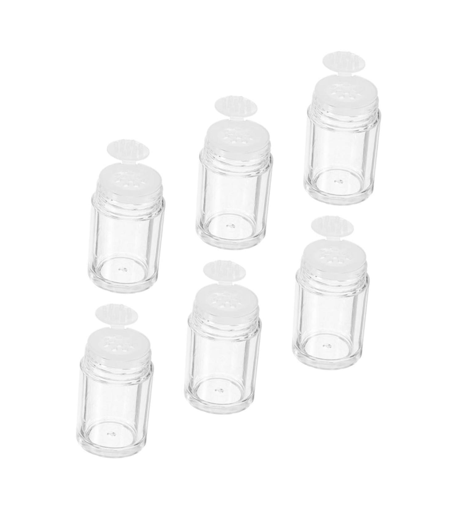 NOLITOY 6pcs Loose Powder Bottle Loose Powder Holder Glitter Loose Powder Puff Bottle Travel Manicure Tool 4.5x2.5cm As Shown - Buy Online on GoSupps.com