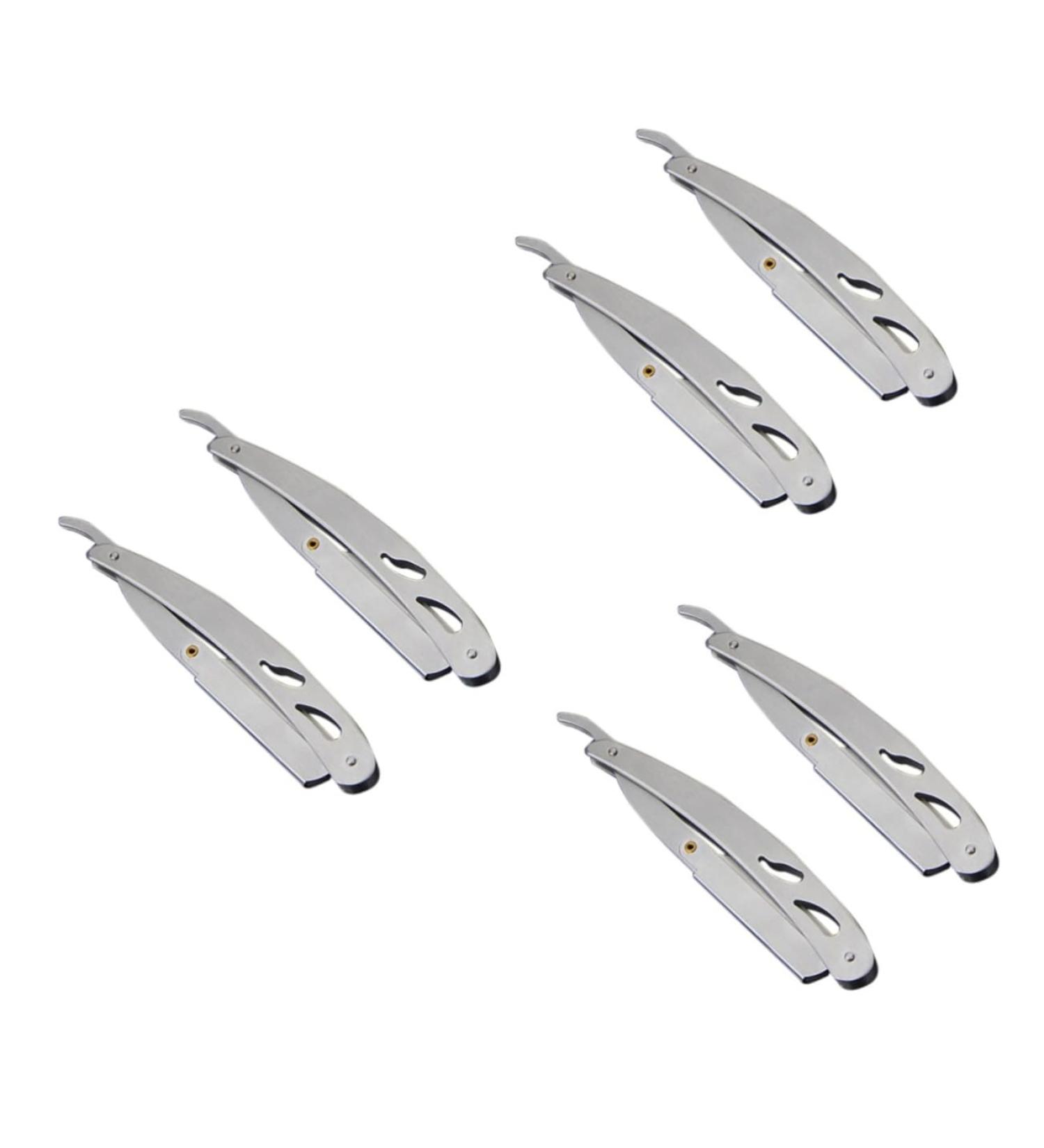 Alipis 6-STK Vintage Razor Holder - Stainless Steel Men's Razor Stand for Classic Hobel & Manual Shaving - Buy Online on GoSupps.com