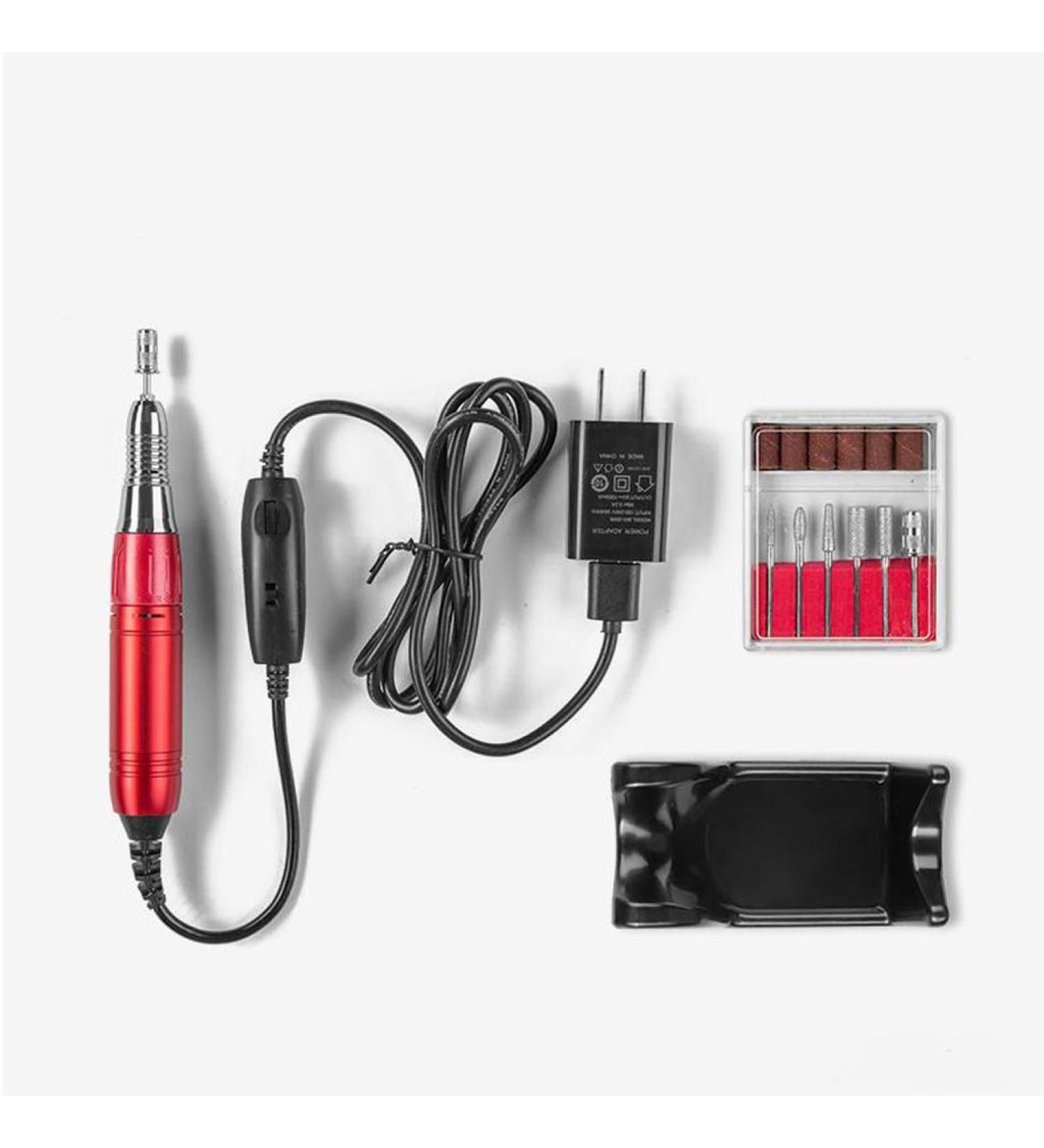 Electric Nail File Kit Electric Nail Drill Manicure and Pedicure Set Electric Manicure Kit for Acrylic Nails Nail Buffer Manicure Pedicure Polishing Tools - Buy Online on GoSupps.com