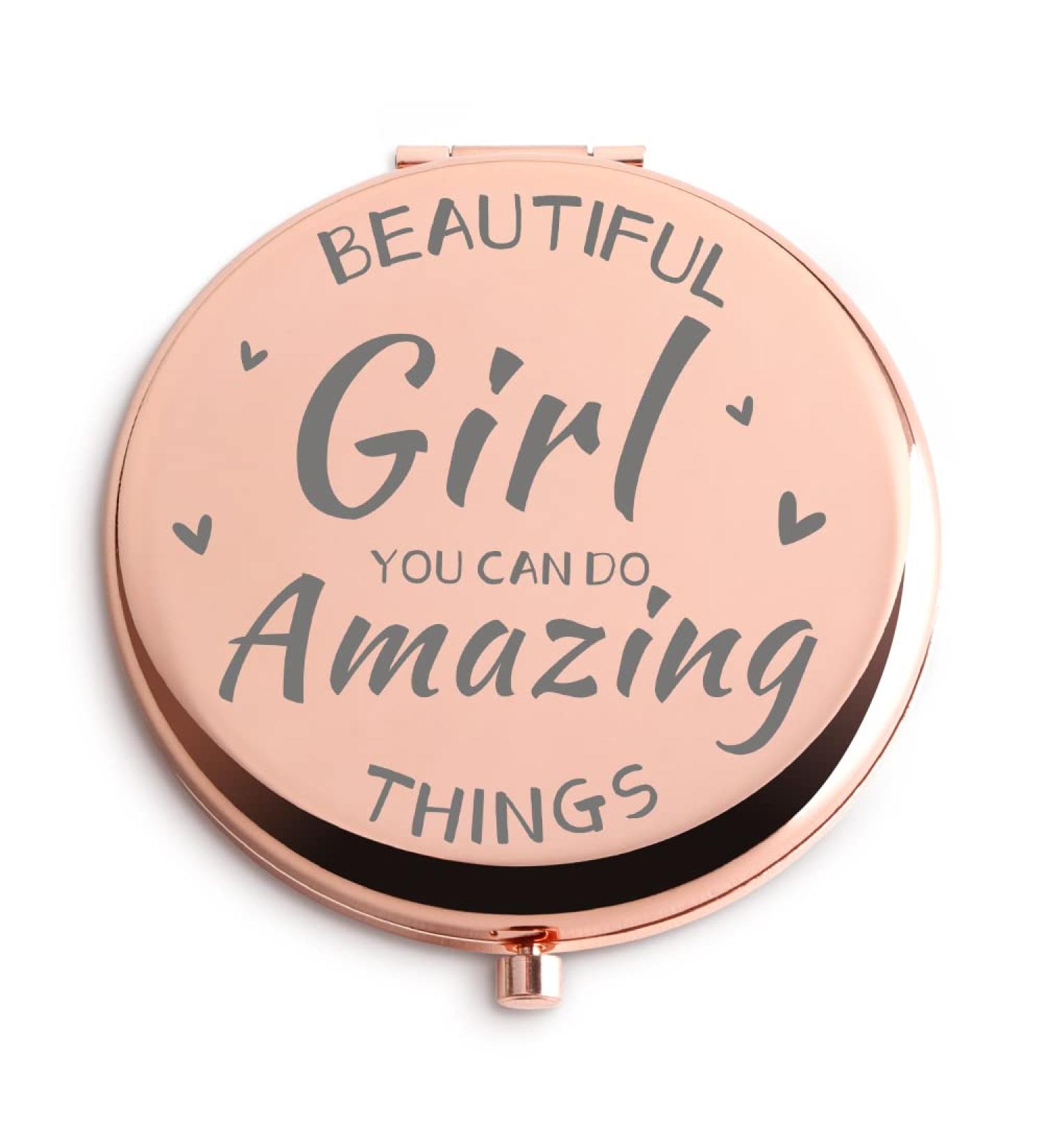 Teen Girl Inspirational Pocket Mirror: You Can Do Amazing Things - Perfect Gifts for Daughter, Sister, BFF - Buy Online on GoSupps.com
