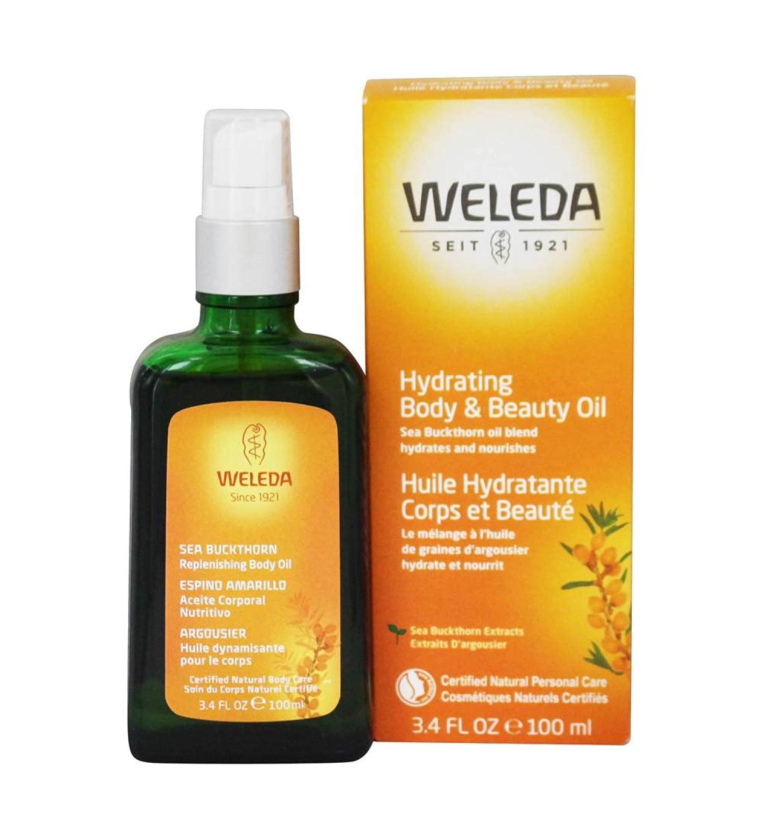 Weleda Body Oil Sea Buckthorn - Nourishing Oil for Healthy Skin | 3.4 fl oz - International Shipping Available - Buy Online on GoSupps.com