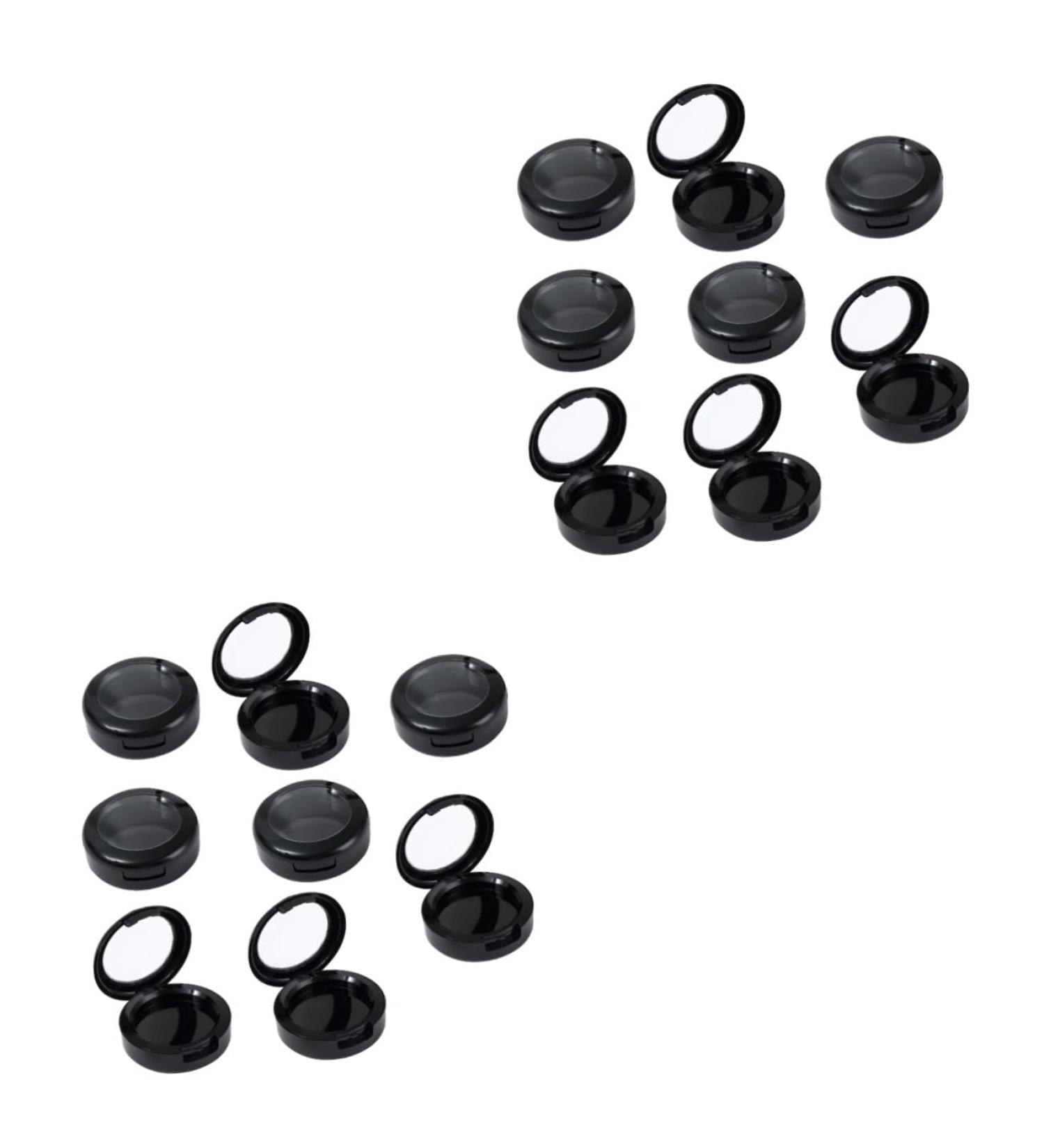 Beavorty 16 Pcs Eyeshadow Cosmetic Sample Jars Makeup Samples Makeup Tool Eye Shadow Eyelash Empty Travel 3.8*3.8cmx2pcs Blackx2pcs - Buy Online on GoSupps.com