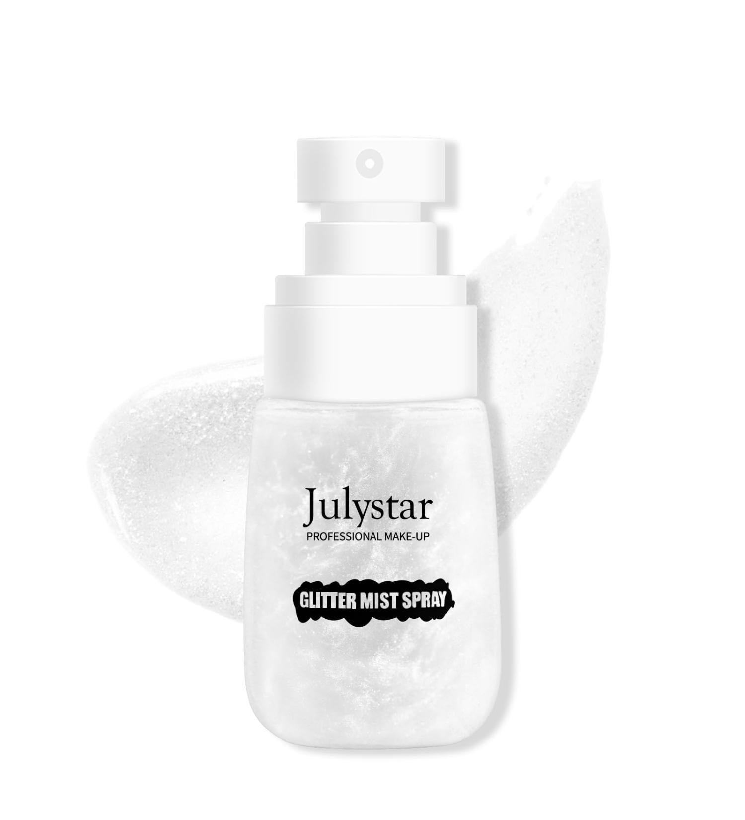 Erinde Body Glitter Spray Face Glow Illuminator Liquid Highlighter Shimmer& Sparkle Make Up Moisturizing Glow Drops Luminizer with Light Fragrance Non-Sticky 50ml #02 Silver 50ml 1 ml (Pack of 1) - Buy Online on GoSupps.com