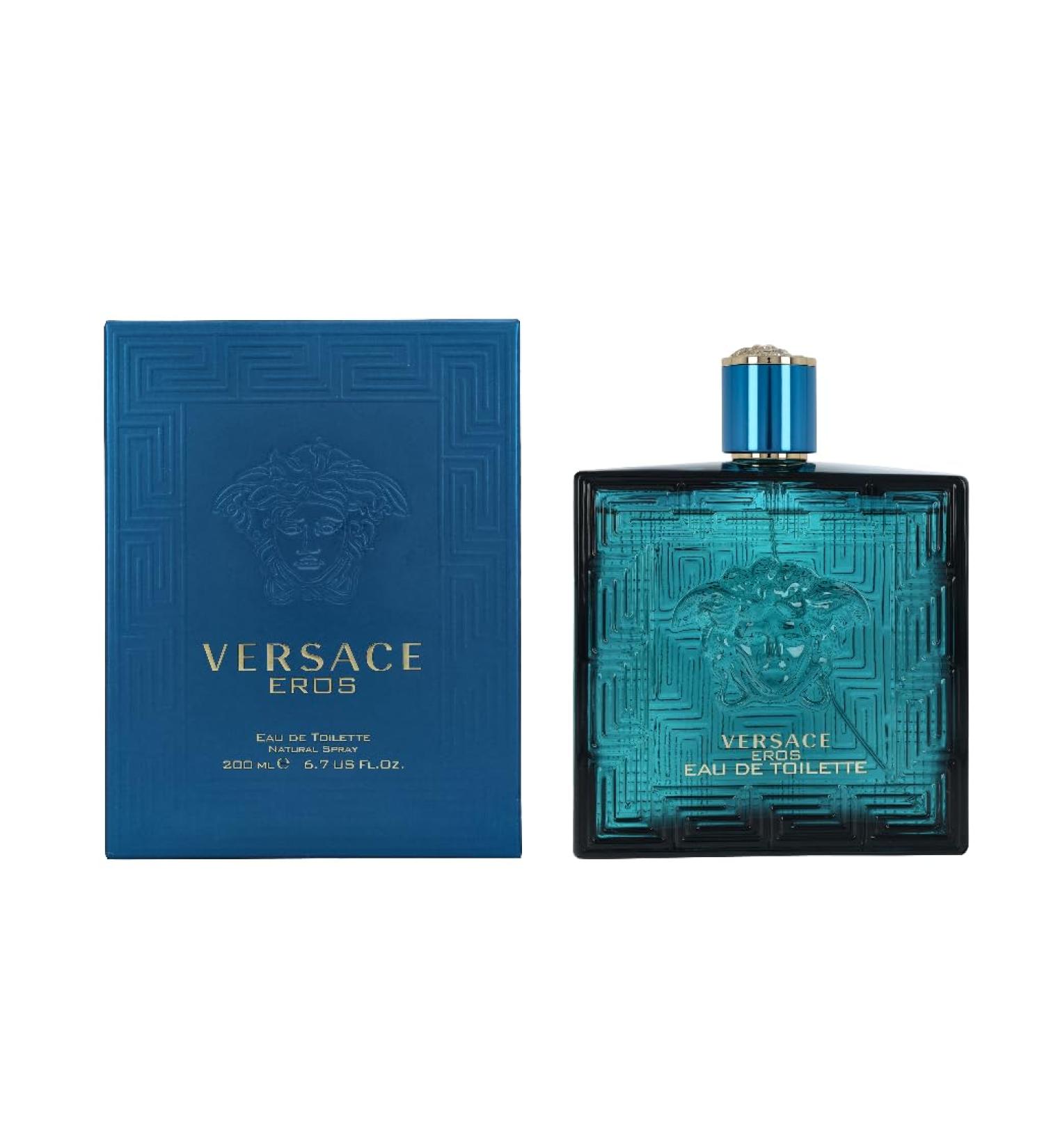 Versace Eros for Men 6.7 oz Eau de Toilette Spray 6.7 Fl Oz (Pack of 1) - Buy Online on GoSupps.com
