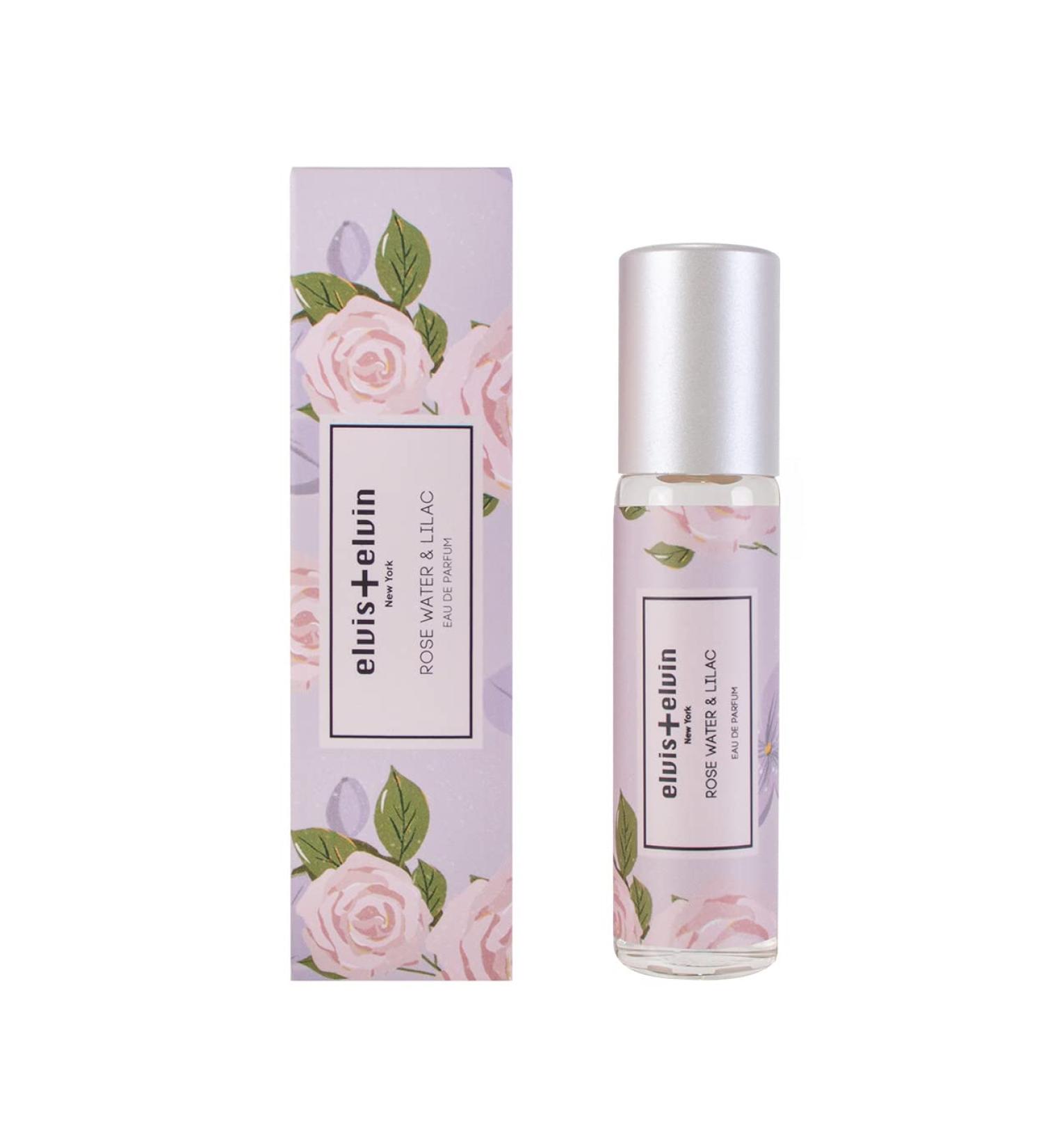 elvis+elvin Clean Eau De Parfum for Women Fragrance Vegan Phthalate & Paraben-Free (Rose Water & Lilac)