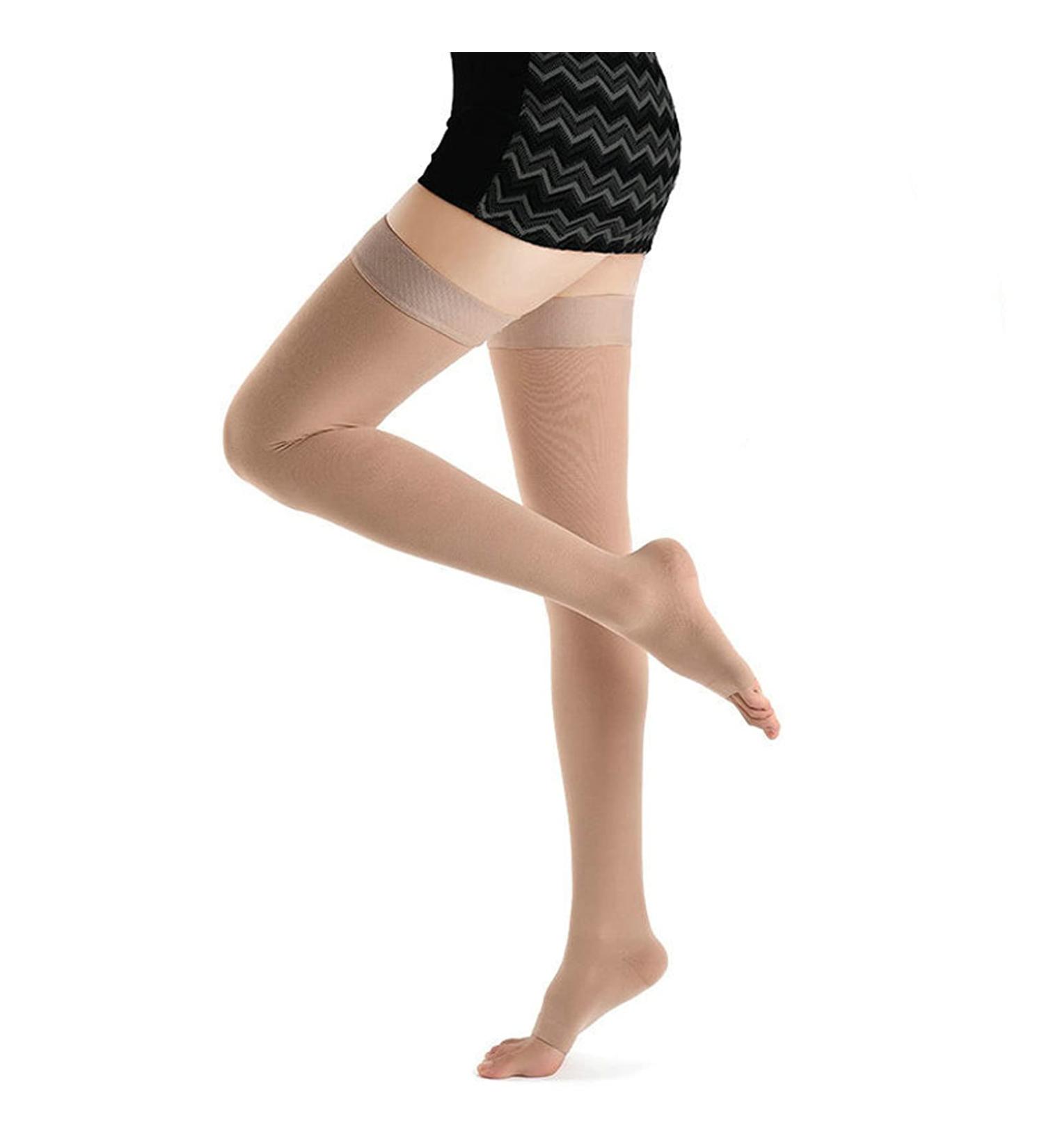 Medical Compression Stockings for Varicose Veins - Second Degree Pressure Washable & Comfortable - Pain Relief for Women - Improve Blood Circulation - Black Size S (Flesh M) - Buy Online on GoSupps.com