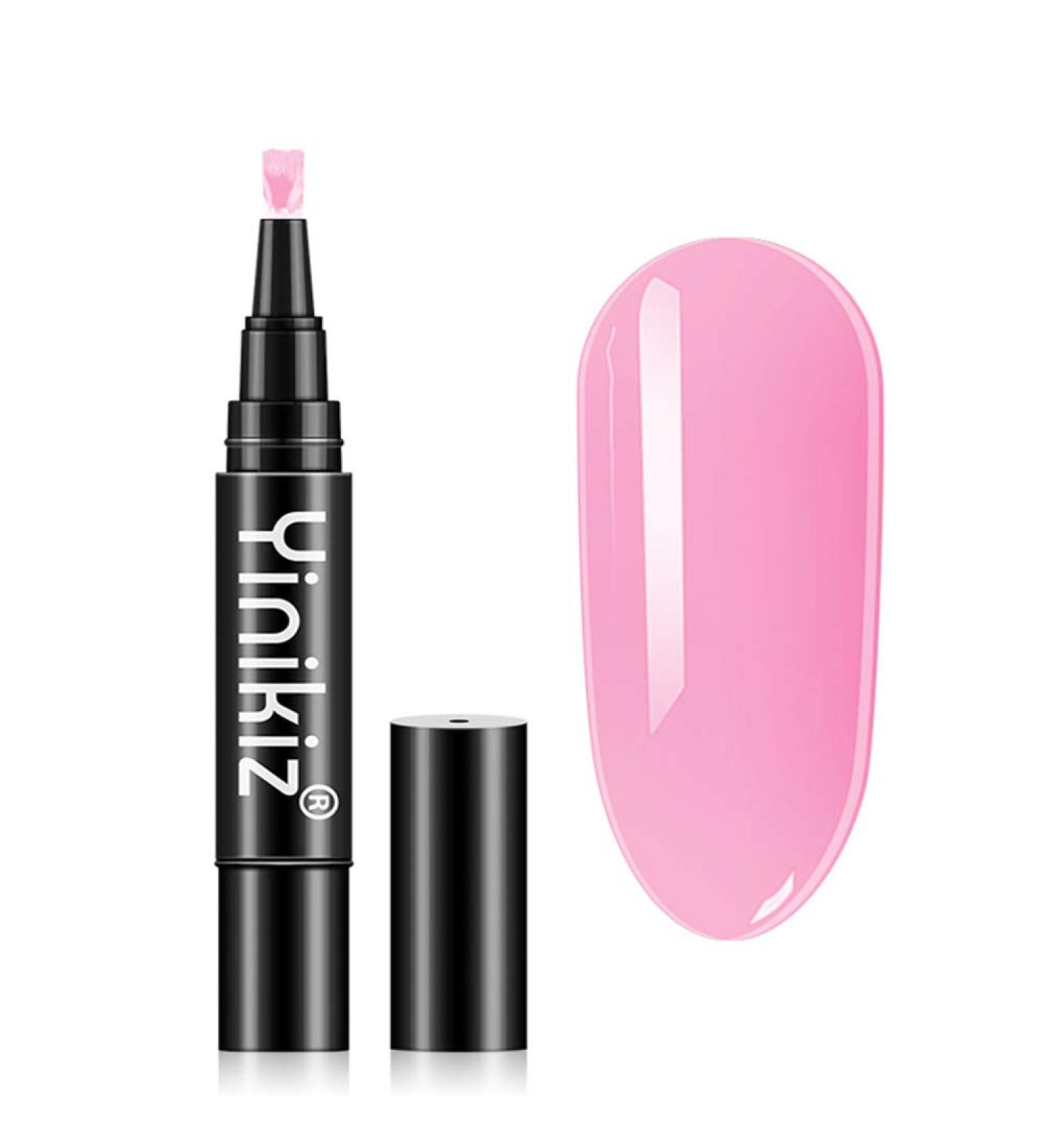 Uposao Nail Polish Pen 3 in 1 Nail Polish Pen One Step UV Nail Polish UV Gel Nail Gel Polish LED Gel Nail Polish Pen Soak Off Gel Ideal for Home and Professional Manicure - Buy Online on GoSupps.com