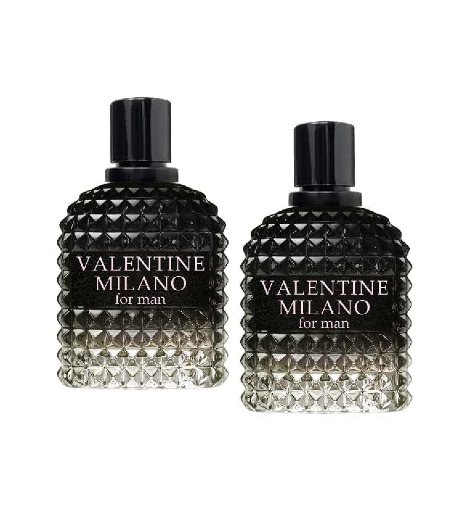 Perfume for Men Valentine Milano Eau de Toilette Natural Spray Men Cologne Masculine Scent 3.4 Fl Oz/100ML 2Pack Valentine Milano-2PCS 3.4 Fl Oz (Pack of 2) - Buy Online on GoSupps.com