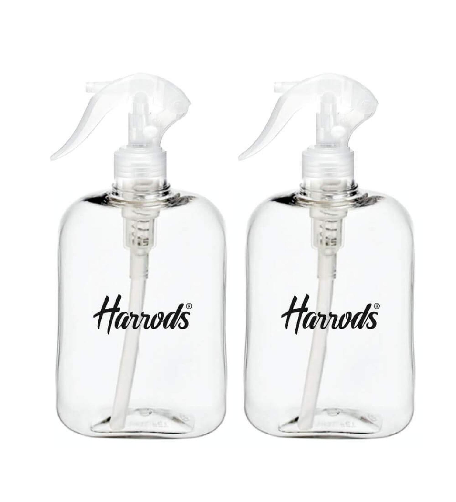 Harrods Unbreakable 250ml Spray Bottle for Sanitizer - Pack of 2 | Room Fogging | Plastic Empty Bottle - Buy Online on GoSupps.com