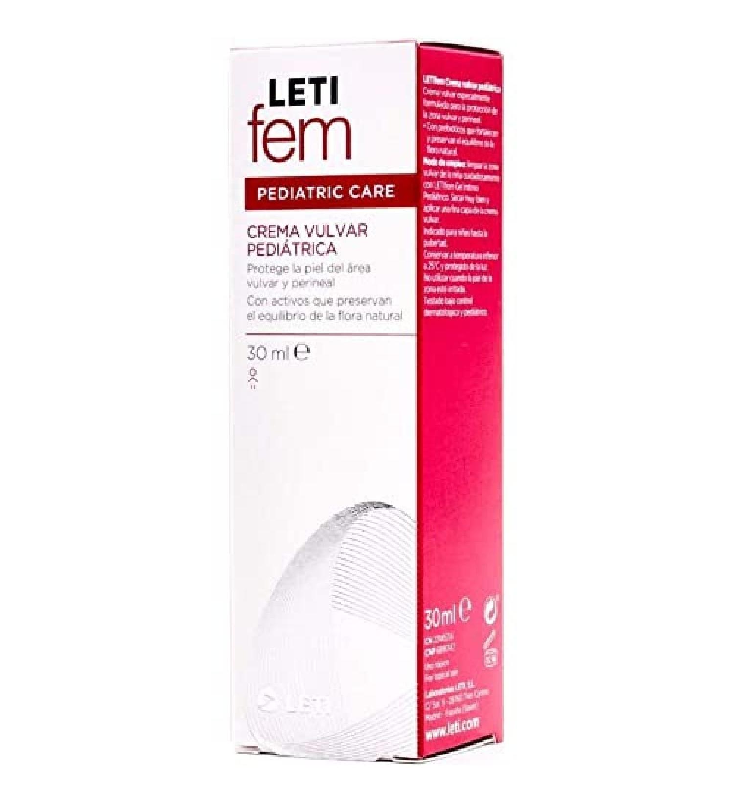 Buy LETIFEM Intim Pediatric Vulvar Cream 30ml | Fast International Shipping - Soothing Care for Children - Buy Online on GoSupps.com