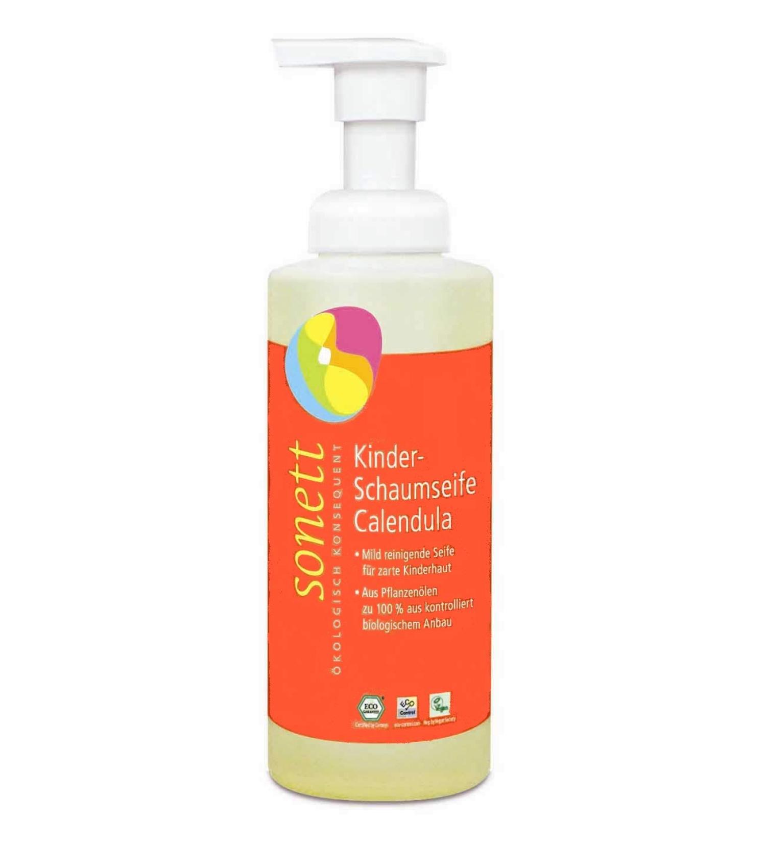 Sonett Organic Children's Foam Soap Calendula 200ml