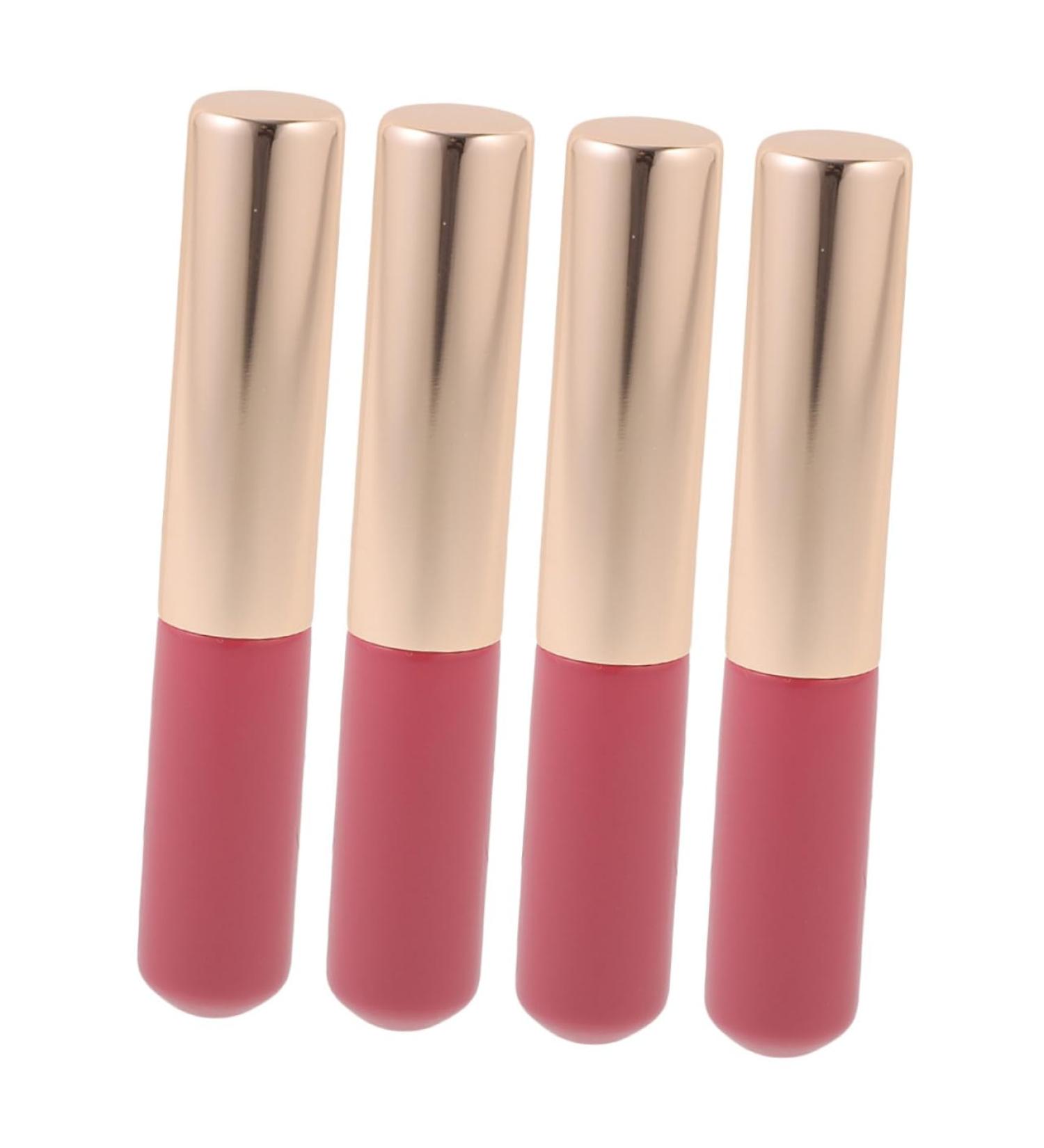 FOMIYES 4pcs Lip Brush Lip Smudge Brush Lip Applicators Brush Lip Gloss Brushes Eye Shadow Brush Highlight Brush Lip Gloss Applicators Lip Gloss Wands Miss Round Head Pink Metal Lip Makeup - Buy Online on GoSupps.com