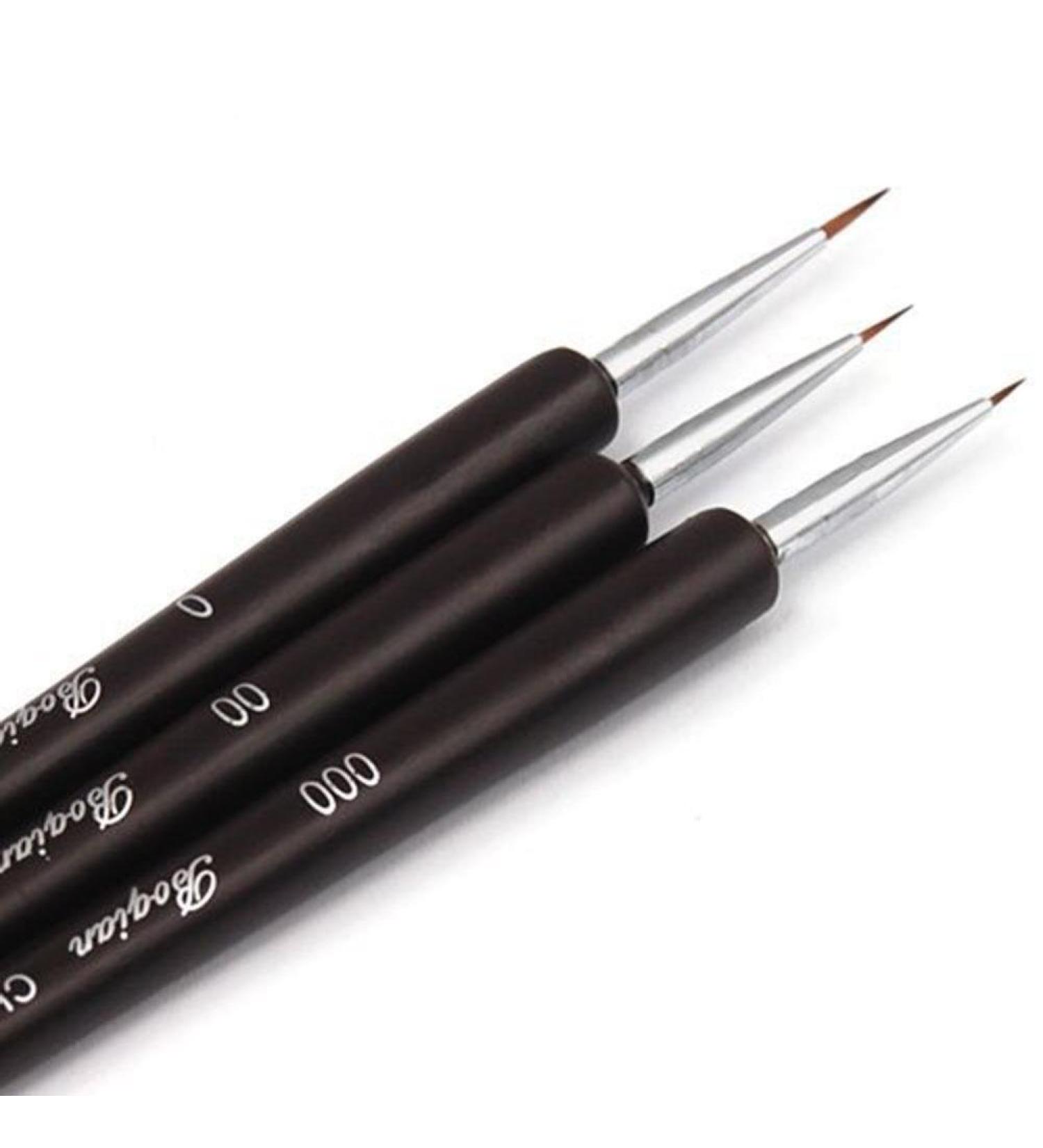 Nail Art Pen ABC 3Pcs Dotting Painting Drawing UV Gel Nail Art Pen Liner Polish Brush Tool - Buy Online on GoSupps.com