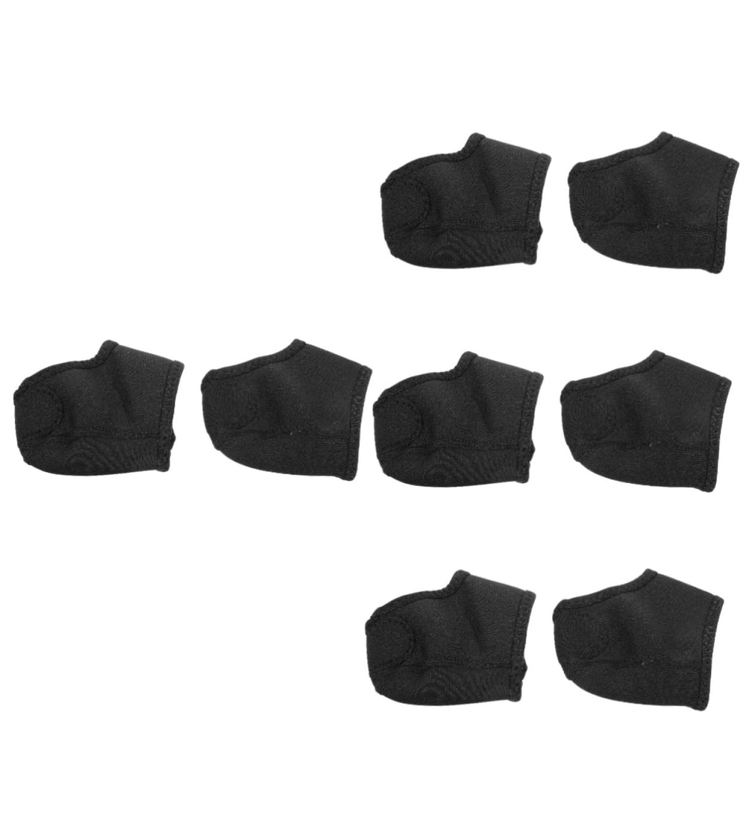 FOMIYES Heel Cover Socks - 4 Pairs Cracked Heel Guards & Cushions | Neoprene Heel Protectors for Ultimate Comfort & Protection - Buy Online on GoSupps.com