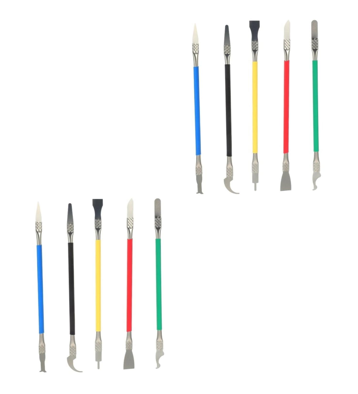 Hemoblo 10 STK Schaber Kit | Mobile Phone Repair Tool & Sticker Remover | Stainless Steel Spy Stick for Cellphone & Tablet Repairs - Buy Online on GoSupps.com