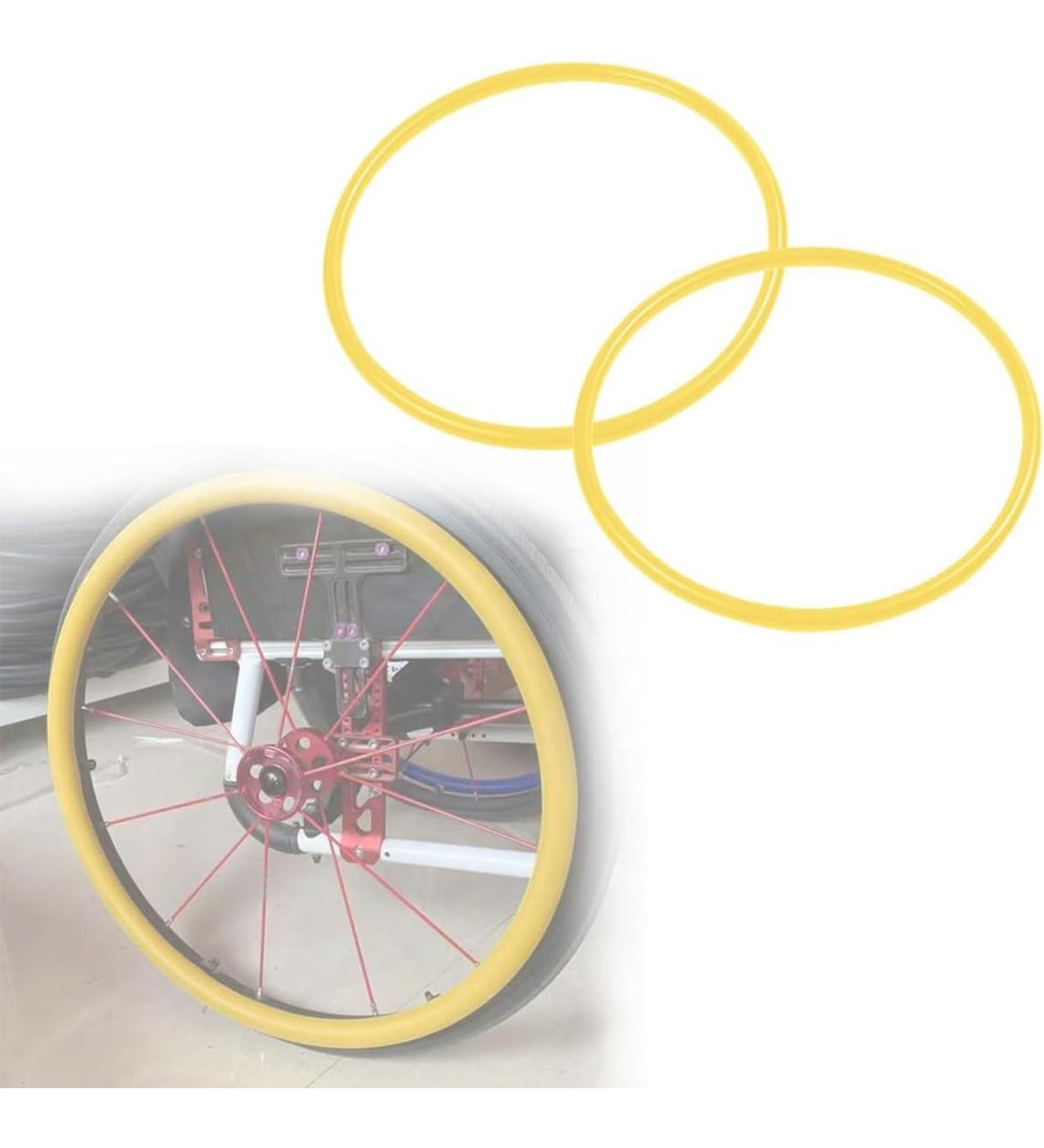 22/24-Inch Wheelchair Push Rim Covers Wheelchair Accessories Silicone Wheelchair Hand Push Cover Non-Slip Wear-Resistant Rear Wheel Grips Cover For Improve Grip And Traction(5 22 inches) 22 inches 5 - Buy Online on GoSupps.com