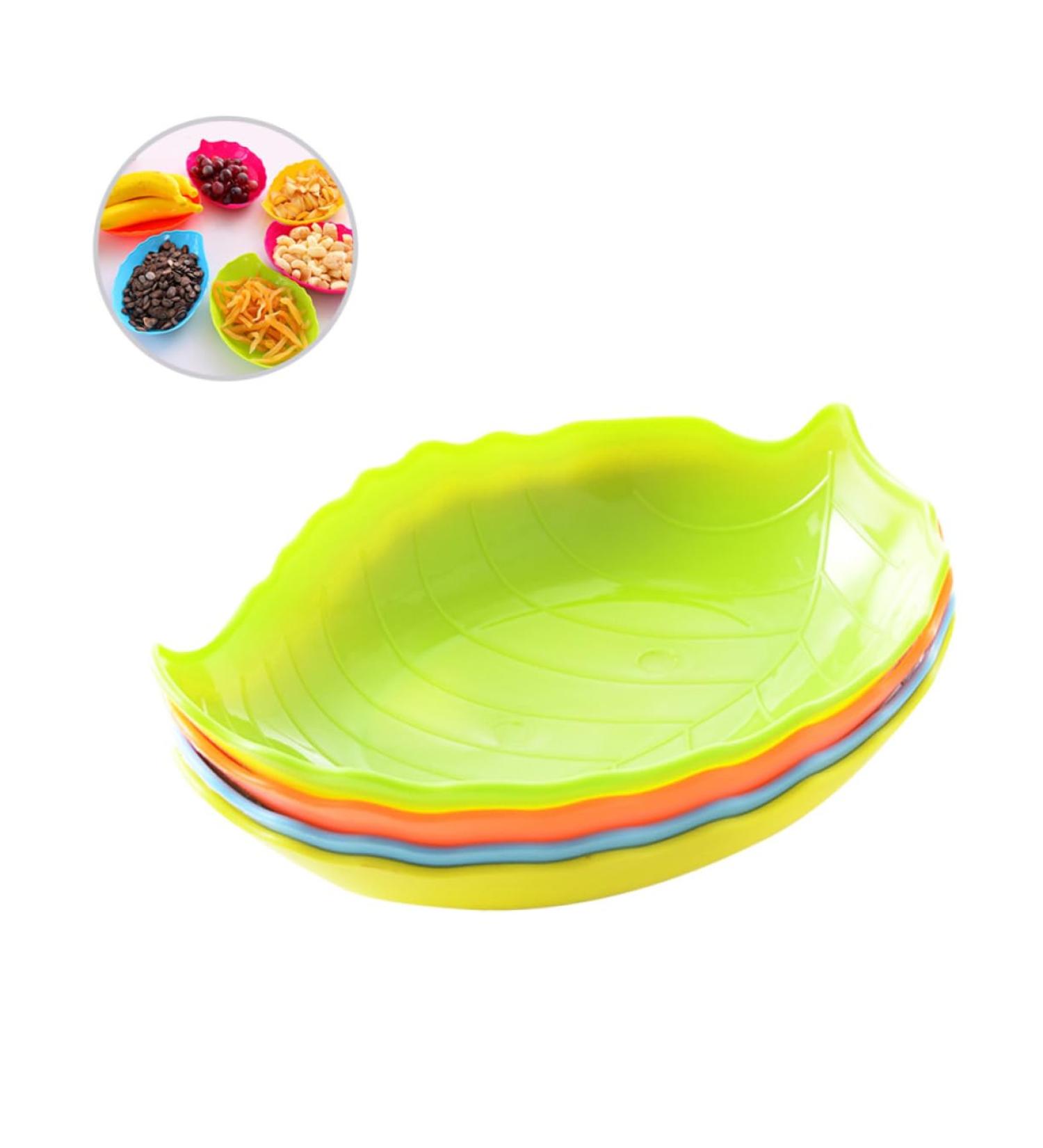 ABOOFAN 10pcs Fruit Plate Candy Snack Dish Kitchen Accessories Candy Plate Leaves - Buy Online on GoSupps.com
