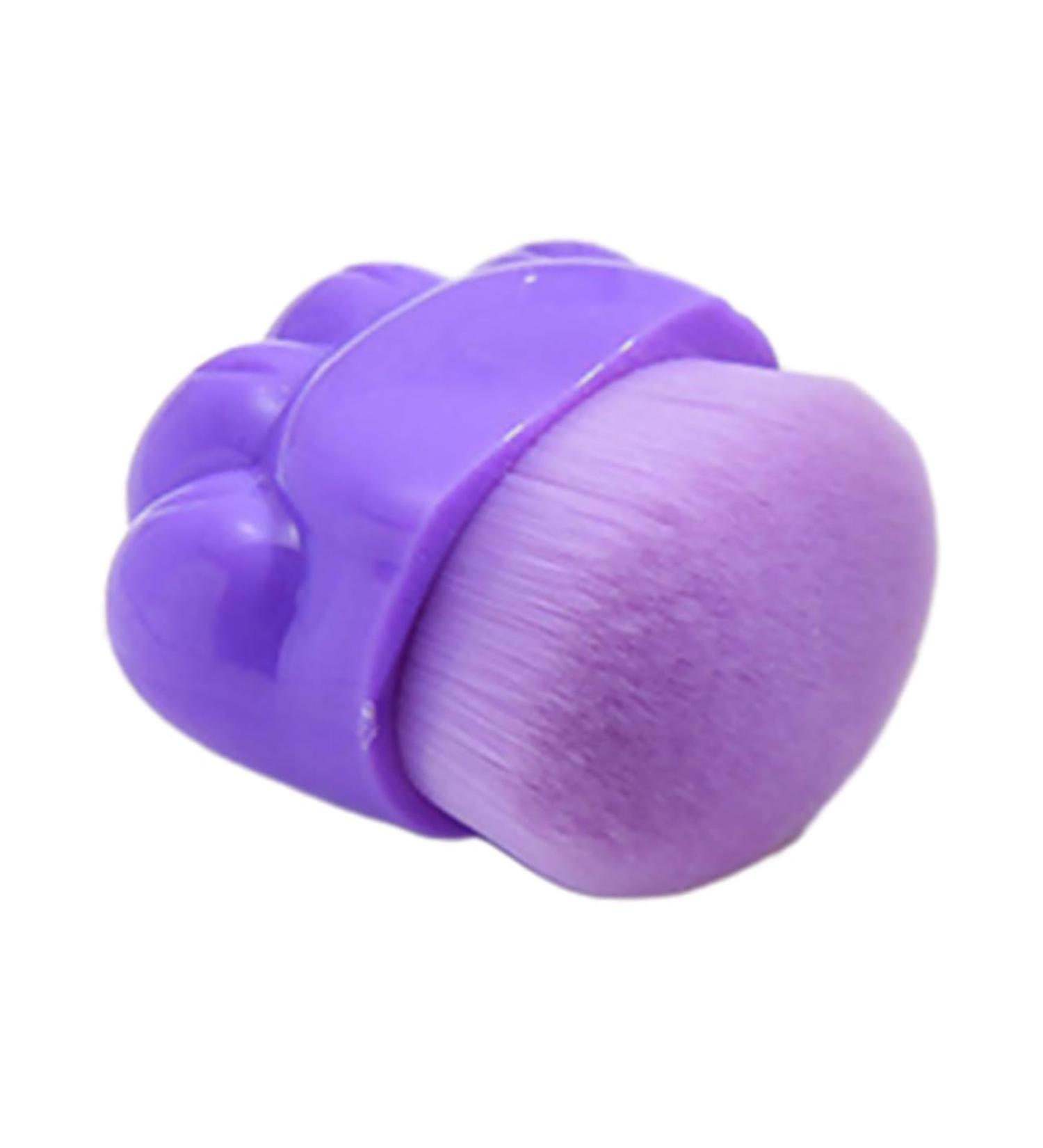 FRCOLOR Purple Plastic Foundation Applicator Brush Cosmetics Applicator Brush Portable Blush Brush Artificial Fiber Cosmetics Brush - Buy Online on GoSupps.com