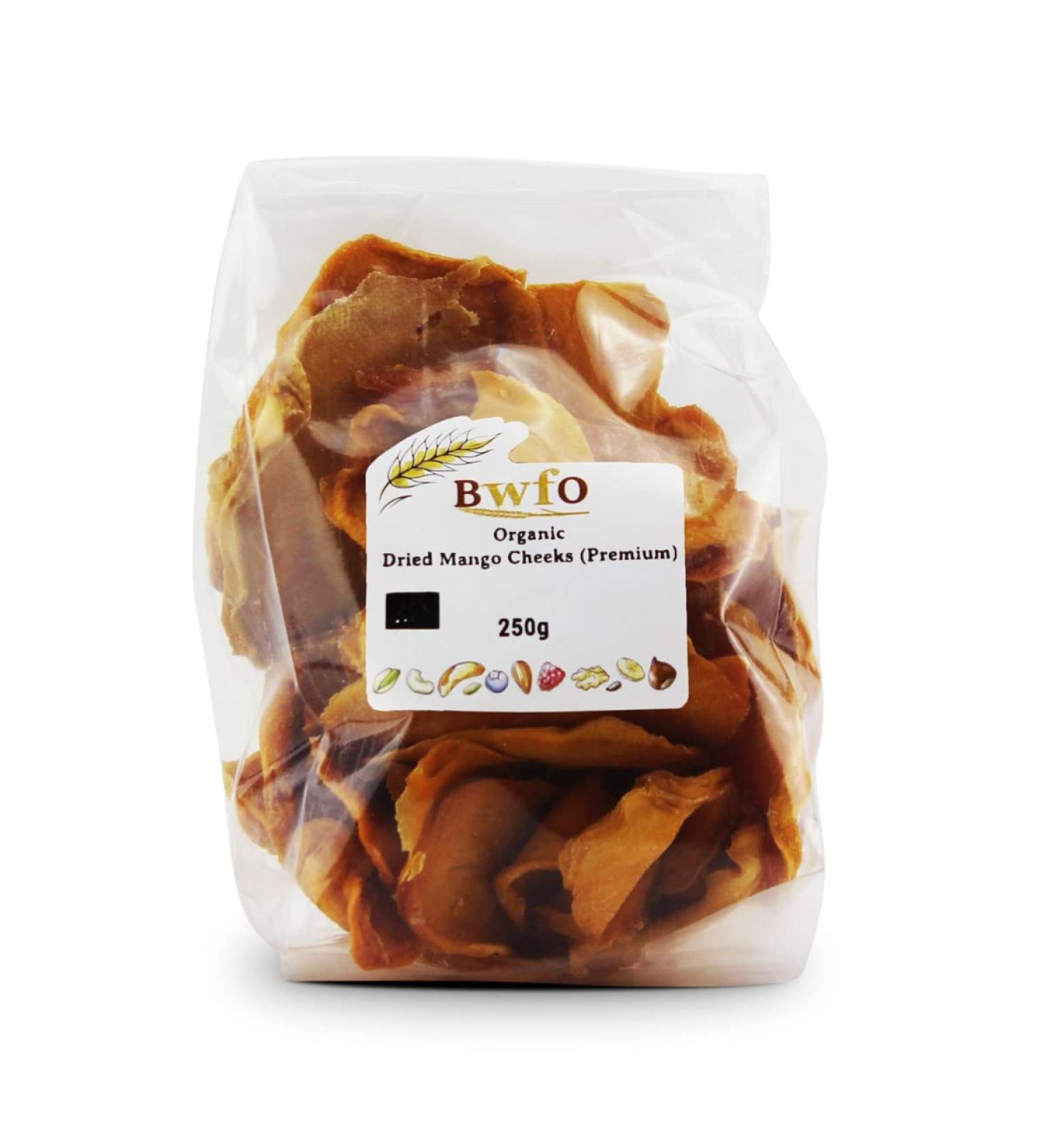 Organic Dried Mango Cheeks (Premium) 250g (BWFO)