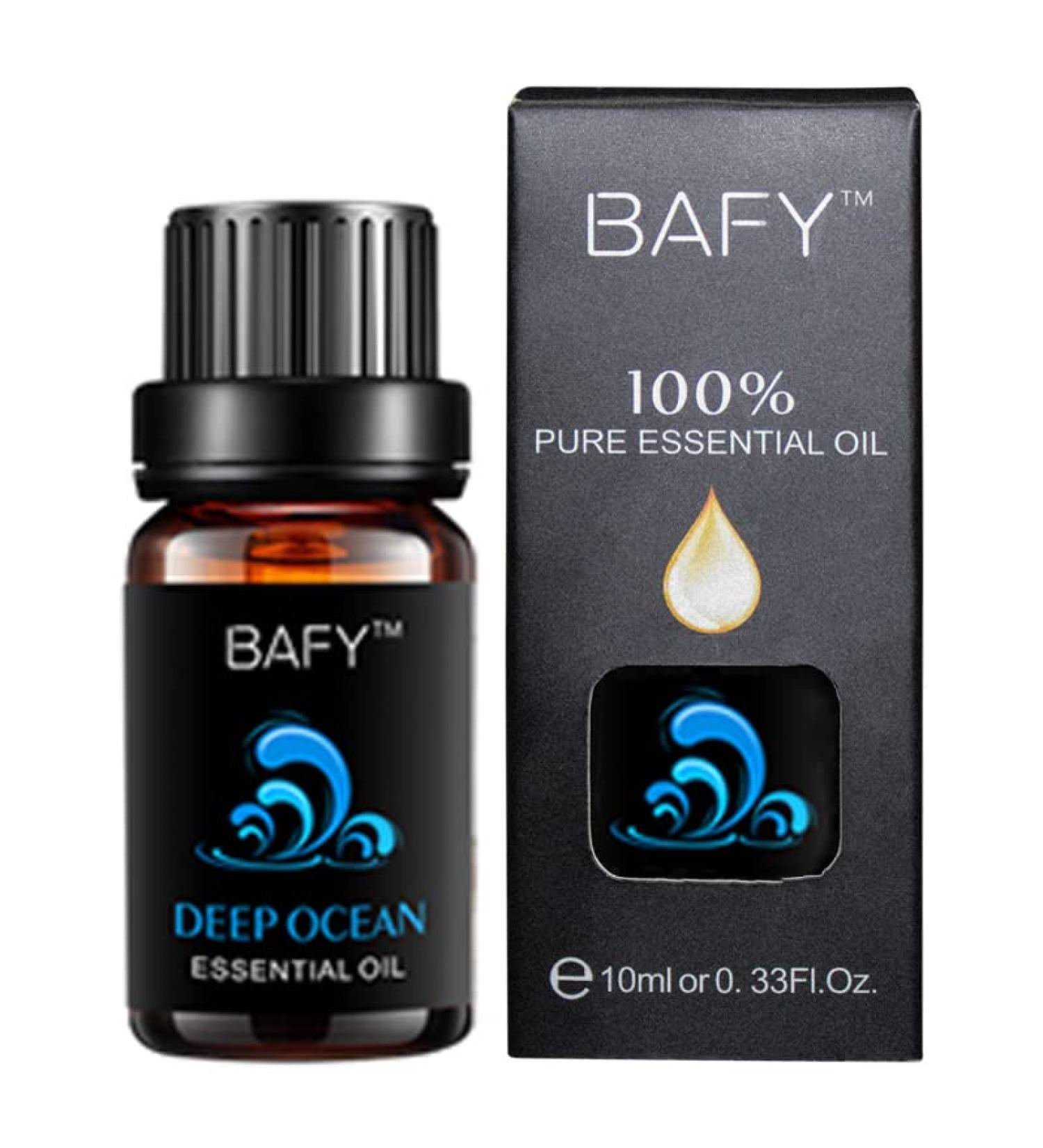 Organic Essential Oil Set for Diffuser - 10ml Botanical Aromatherapy Oils for Candle & Soap Making - Deep Ocean Scent - Buy Online on GoSupps.com