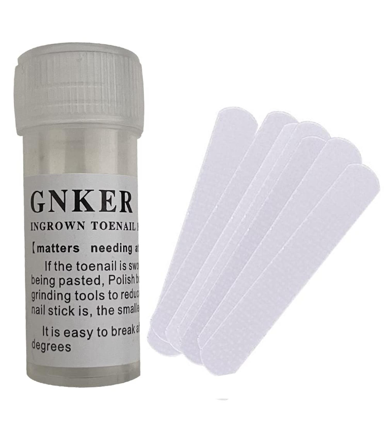 Ingrown Toenail Corrector Strips - 10pcs Bottle, Straightener Clip for Thick Toenails - Foot Tool for Correction - Buy Online on GoSupps.com