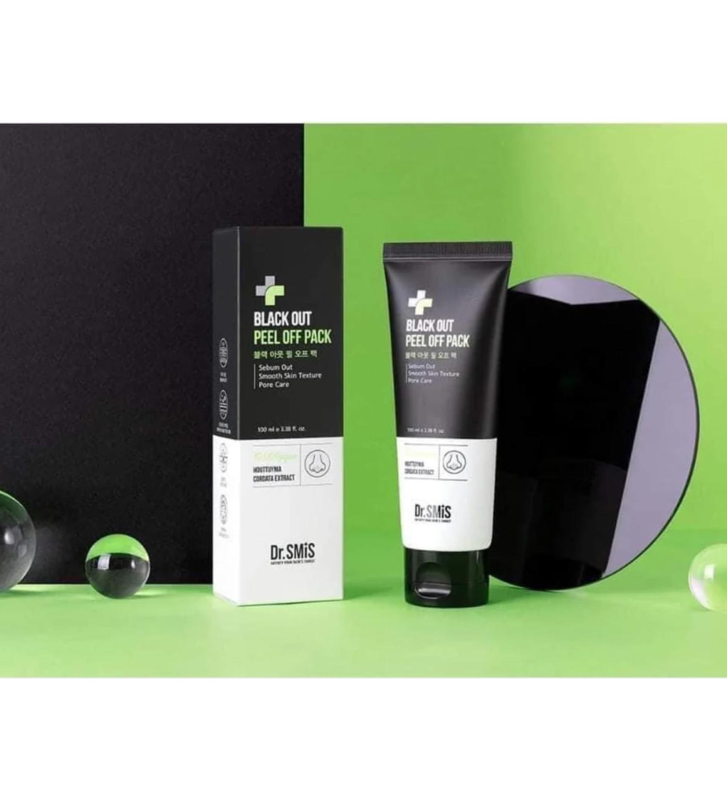 Dr. Smis Black Out Peel Off Pack 100ml | Best Peel Off Mask for Glowing Skin | International Shipping Available - Buy Online on GoSupps.com