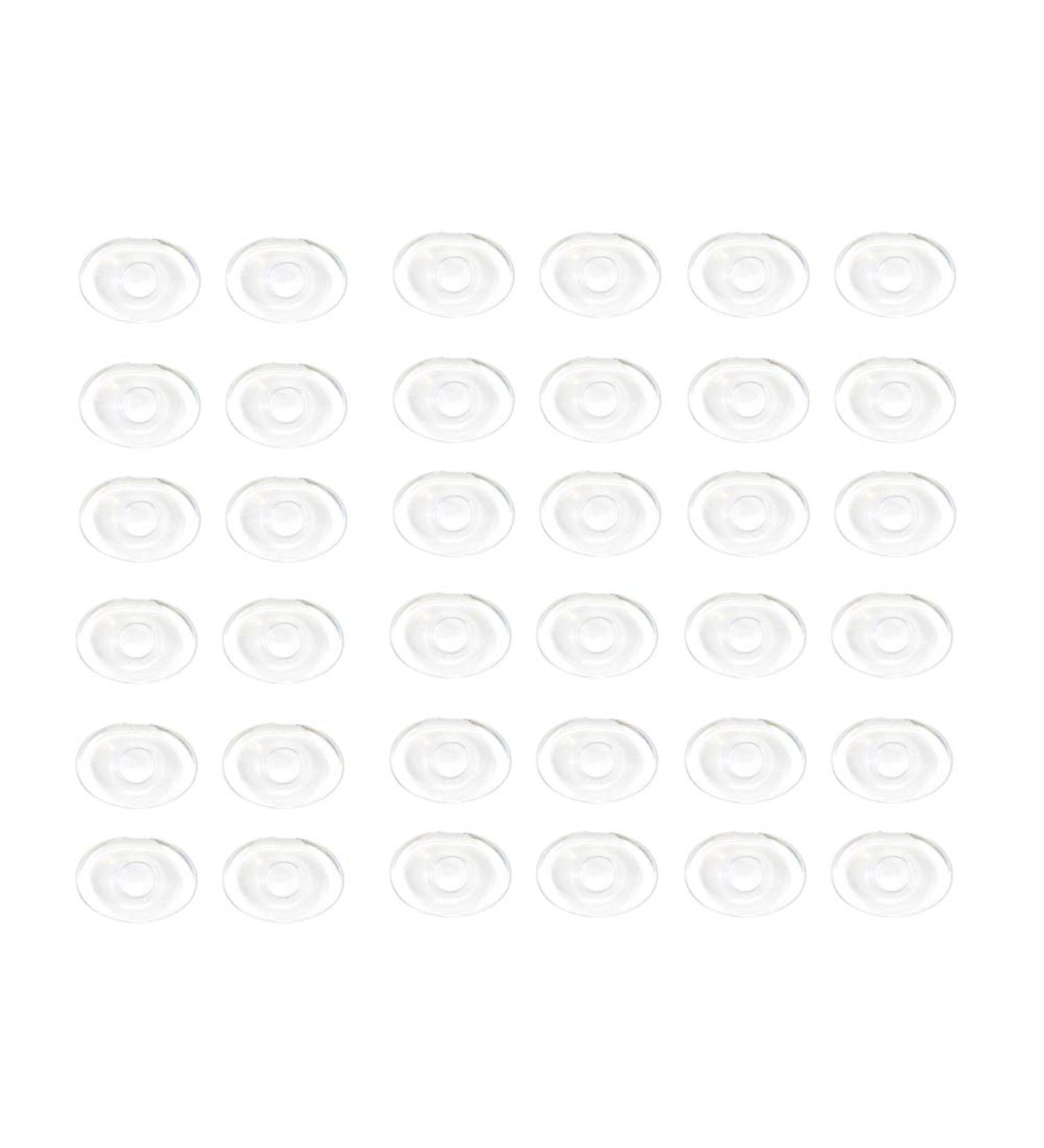 36 Pieces Clear Gel Oval Foot Corn Rings - Foot Corn Pads and Cushions for Foot Protector and Pain Relief - Buy Online on GoSupps.com