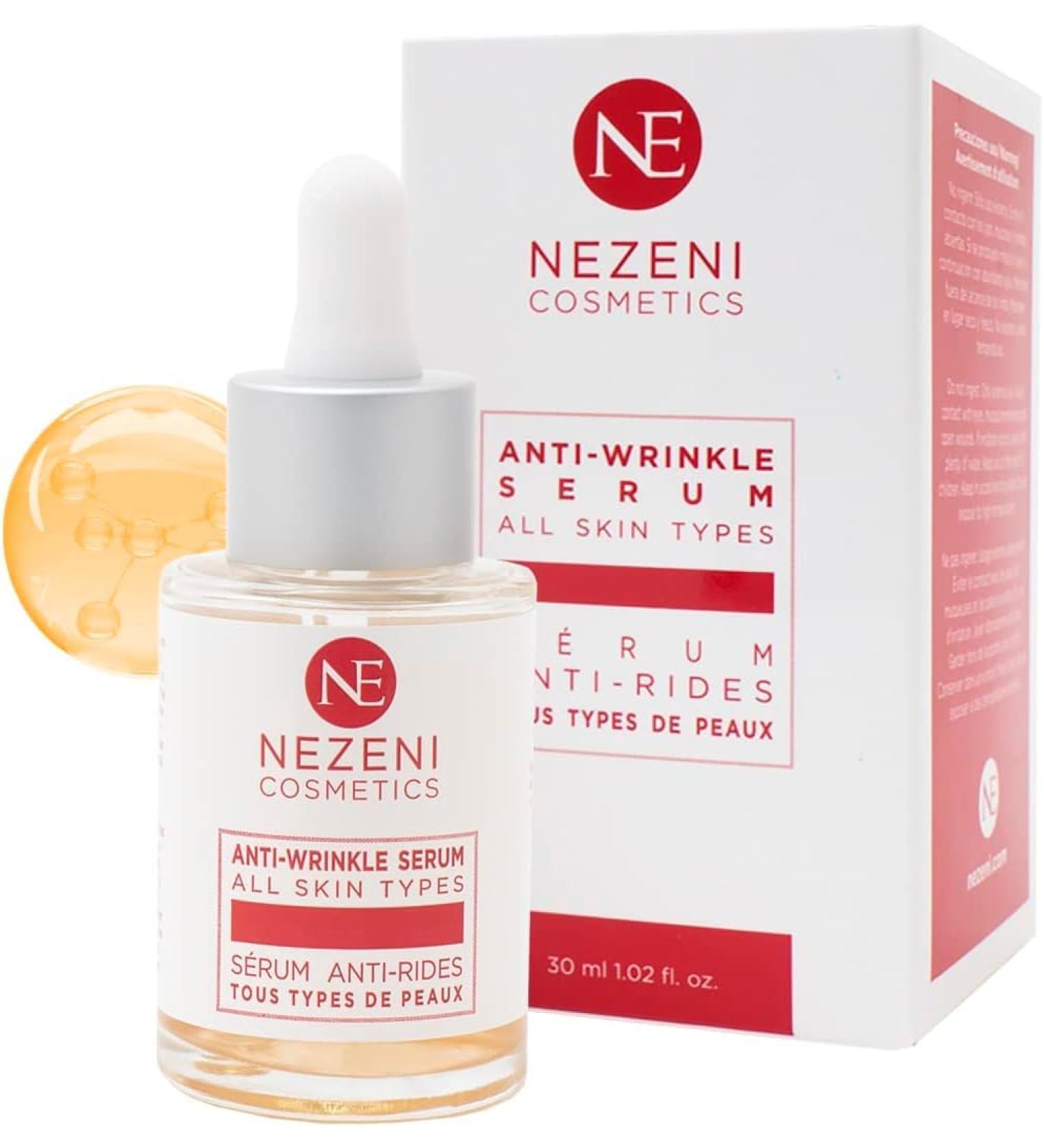 Anti-Wrinkle Anti-Aging Face Serum with Pure Hyaluronic Acid + VitC 10 active ingredients LOW PRESERVATIVES DLC 2 years unopened - Buy Online on GoSupps.com