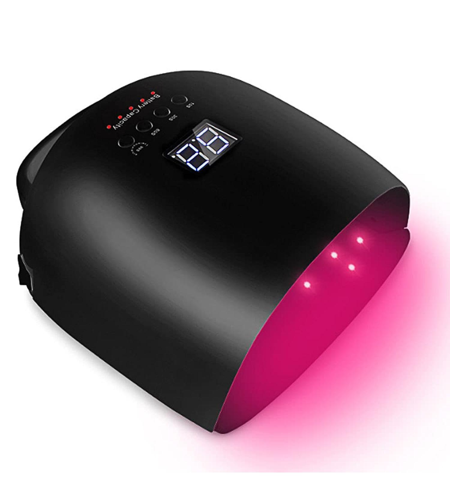 LED Gel Nail Lamp 86W Rechargeable Cordless UV Nail Dryer 18000mAH Wireless Fast Nail Polish Curing Lamp Professional Nail Art Manicure Tools - Buy Online on GoSupps.com