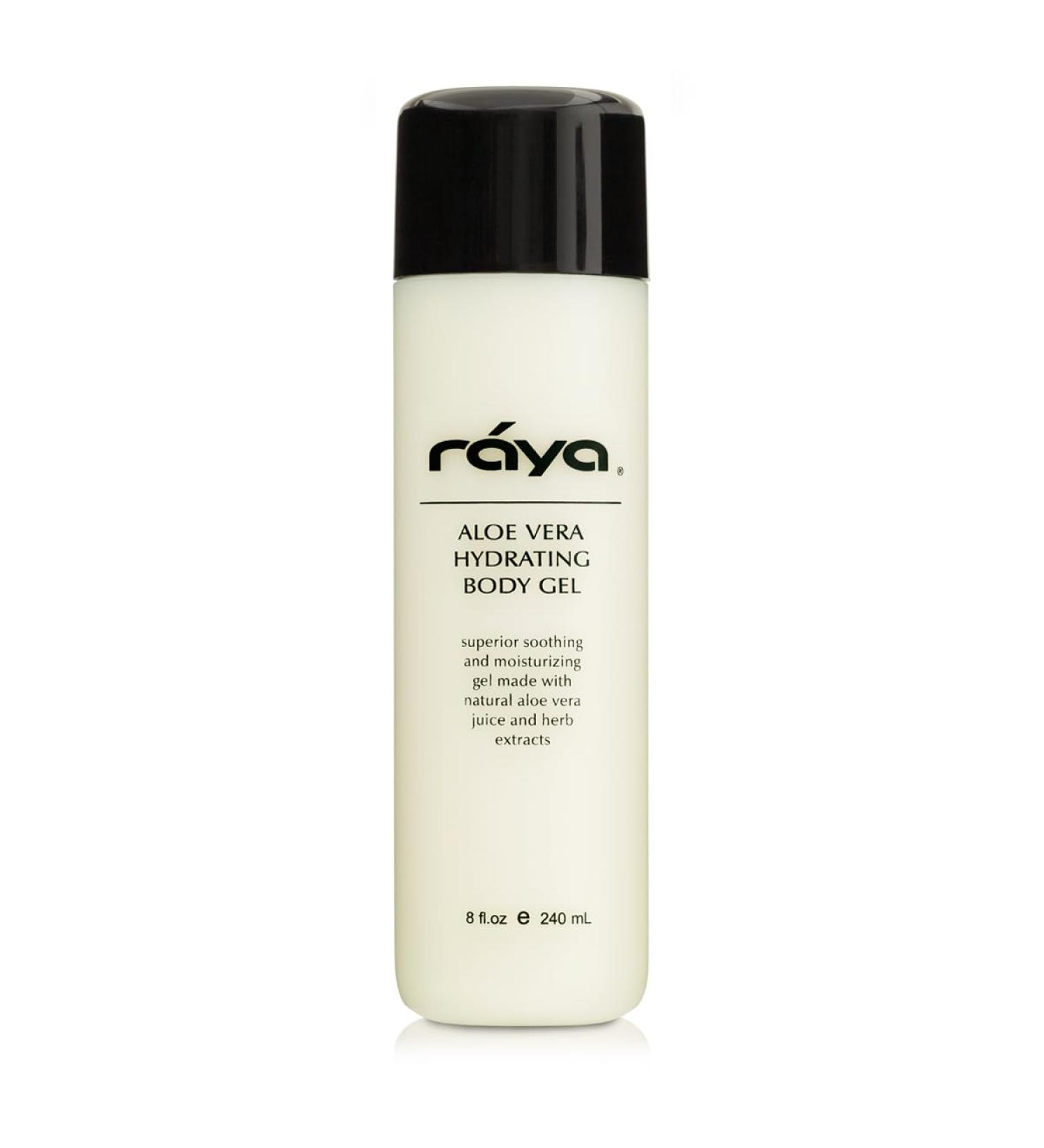 Raya Aloe Vera Hydrating Body Gel 8 oz - Natural Moisturizer for Face & Body Soothes Skin After Sun - Buy Online on GoSupps.com