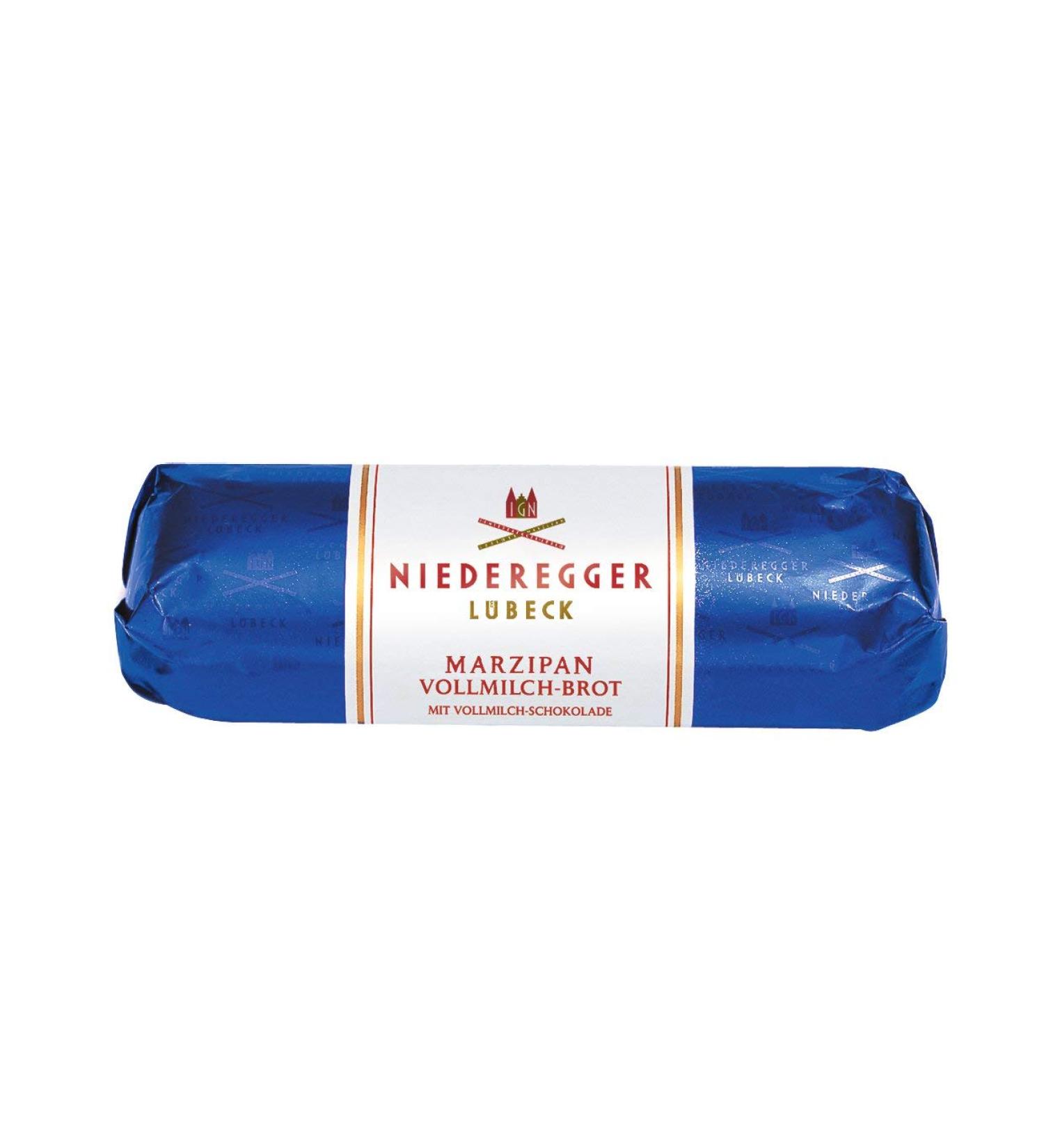 Niederegger Marzipan Black Bread with Milk Chocolate Pack of 3 (3 x 125 g)
